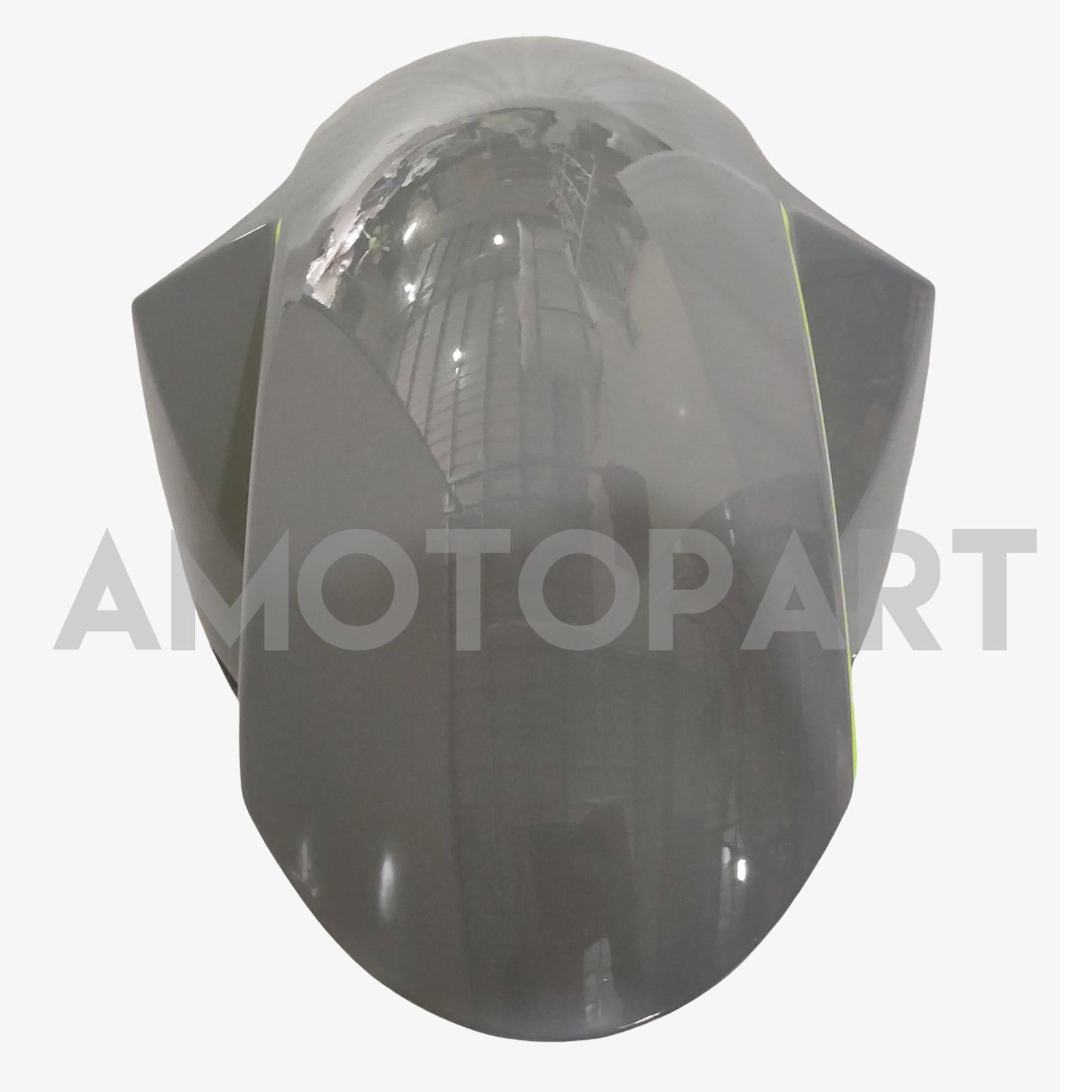 Amotopart 2017-2024 K17 GSXR1000 Suzuki Gloss Gray With Neon Yellow Fairing Kit