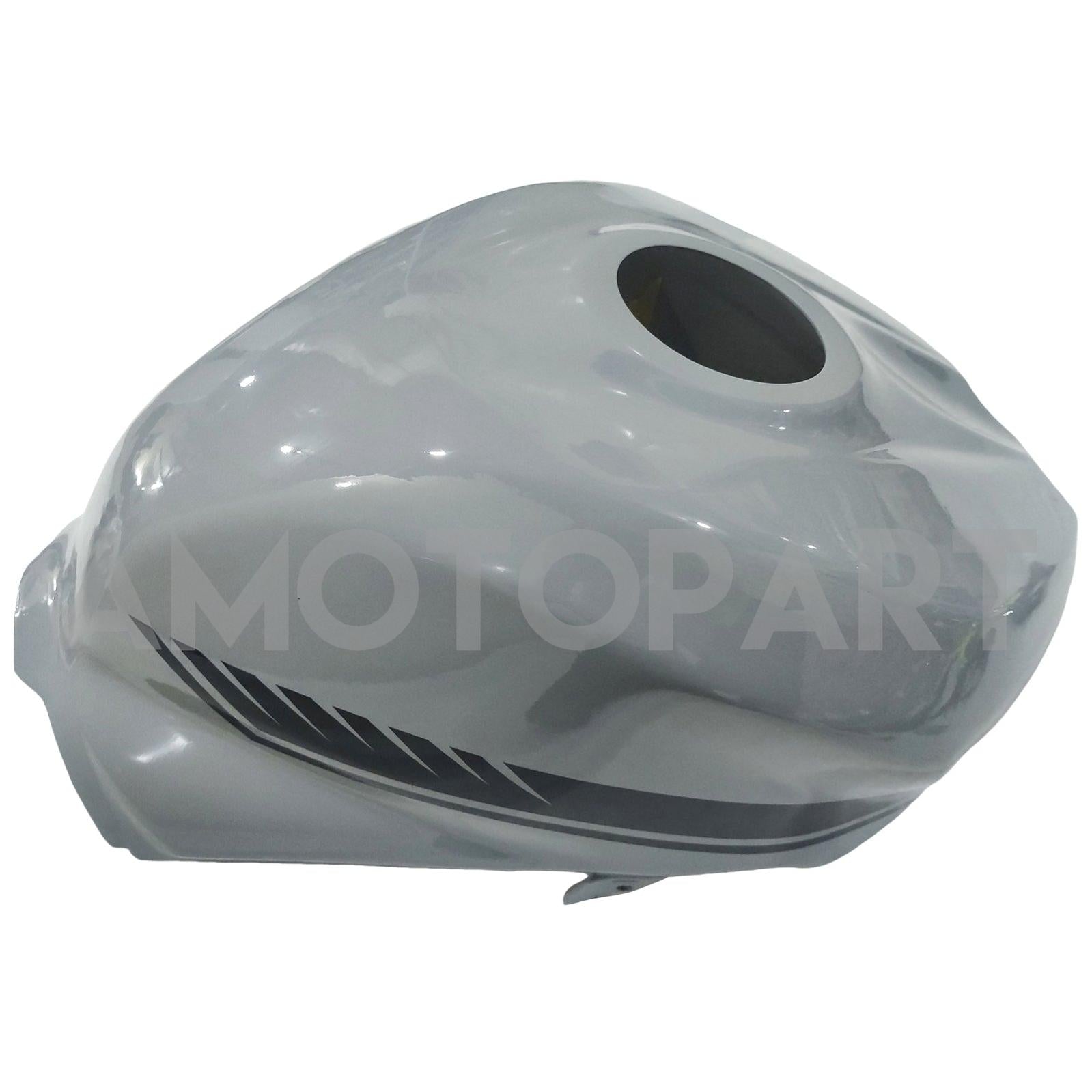 Amotopart 2017-2024 K17 GSXR1000 Suzuki Gloss Gray With Neon Yellow Fairing Kit