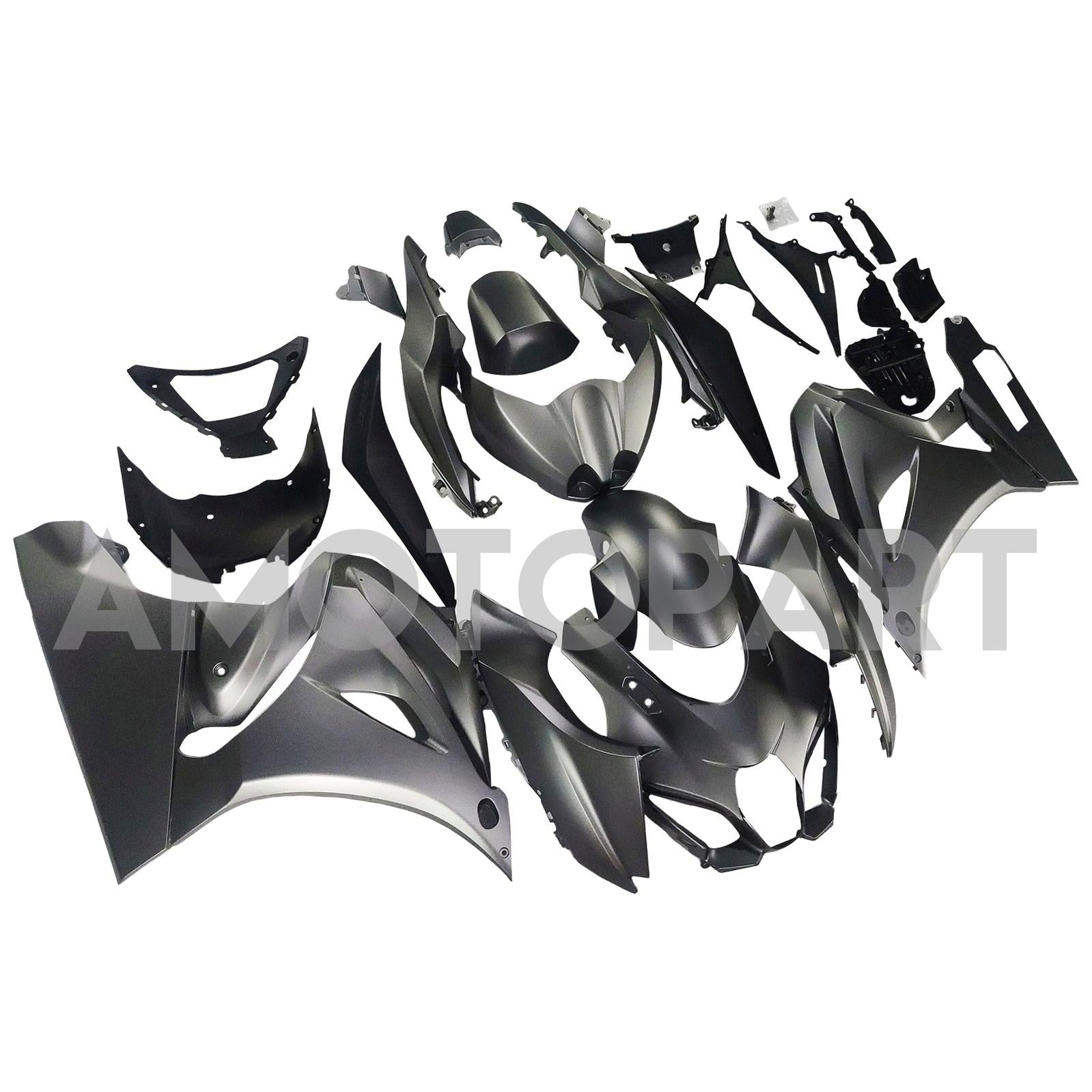 Amotopart 2017-2025 K17 GSXR1000 Suzuki Matte Grey Fairing Kit