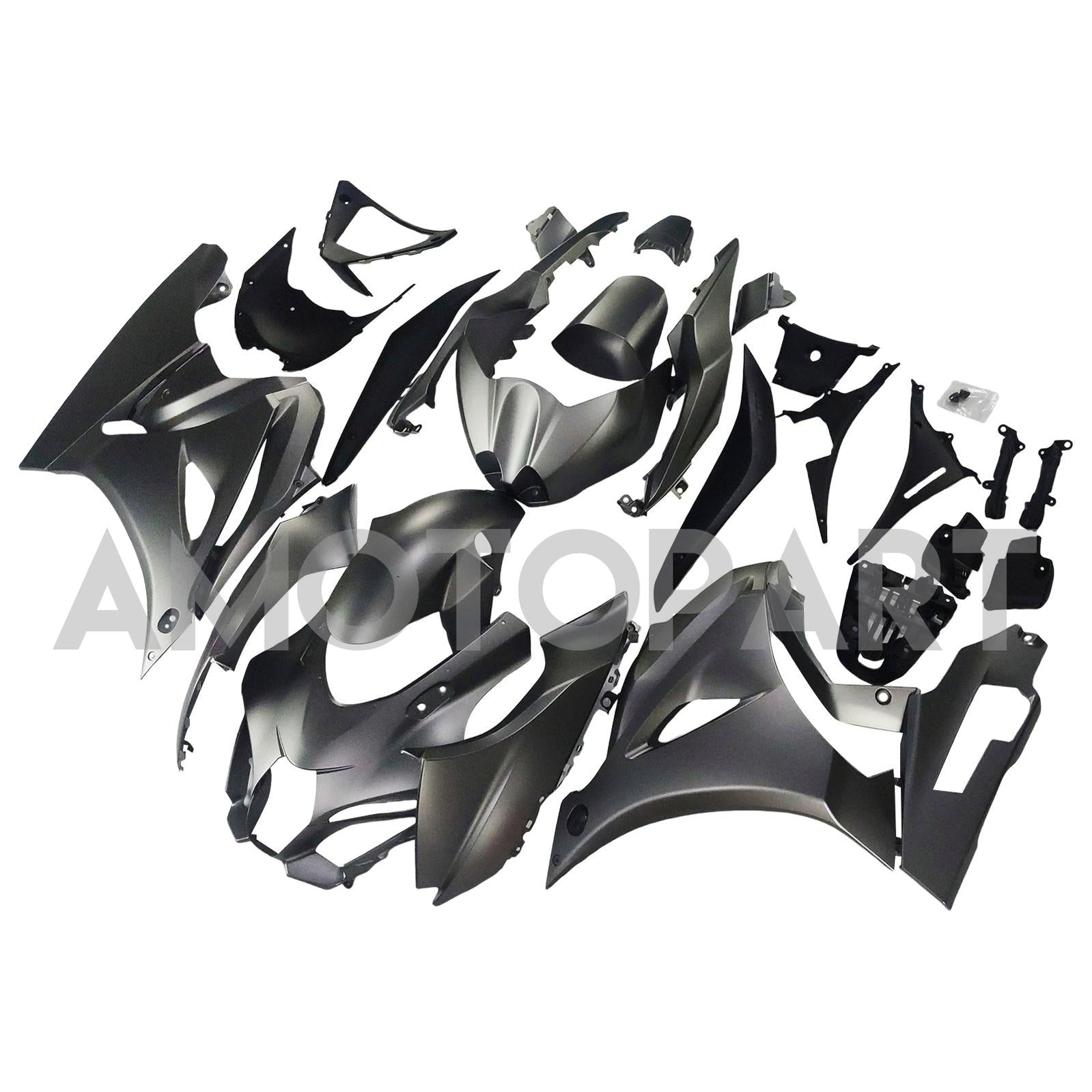 Amotopart 2017-2025 K17 GSXR1000 Suzuki Matte Grey Fairing Kit