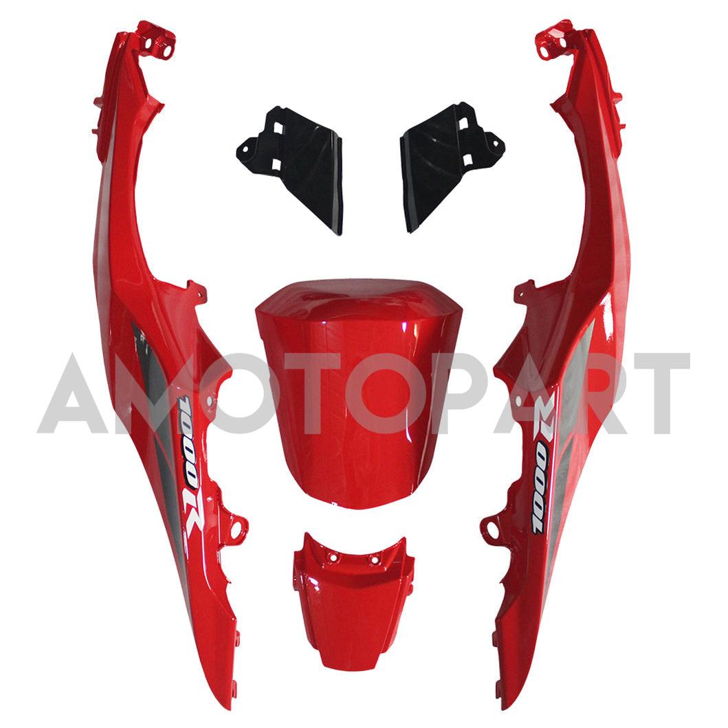 Amotopart Suzuki GSXR1000 2017-2024 K17 Kit de carenado negro rojo