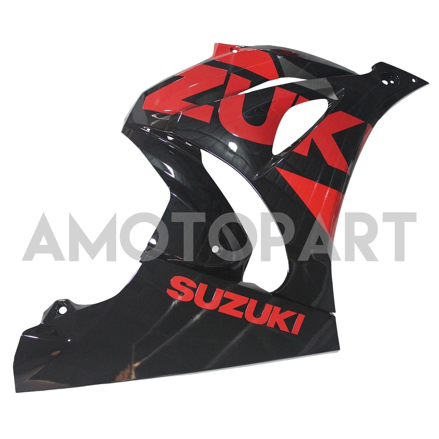 Amotopart Suzuki GSXR1000 2017-2024 K17 Kit de carenado negro rojo
