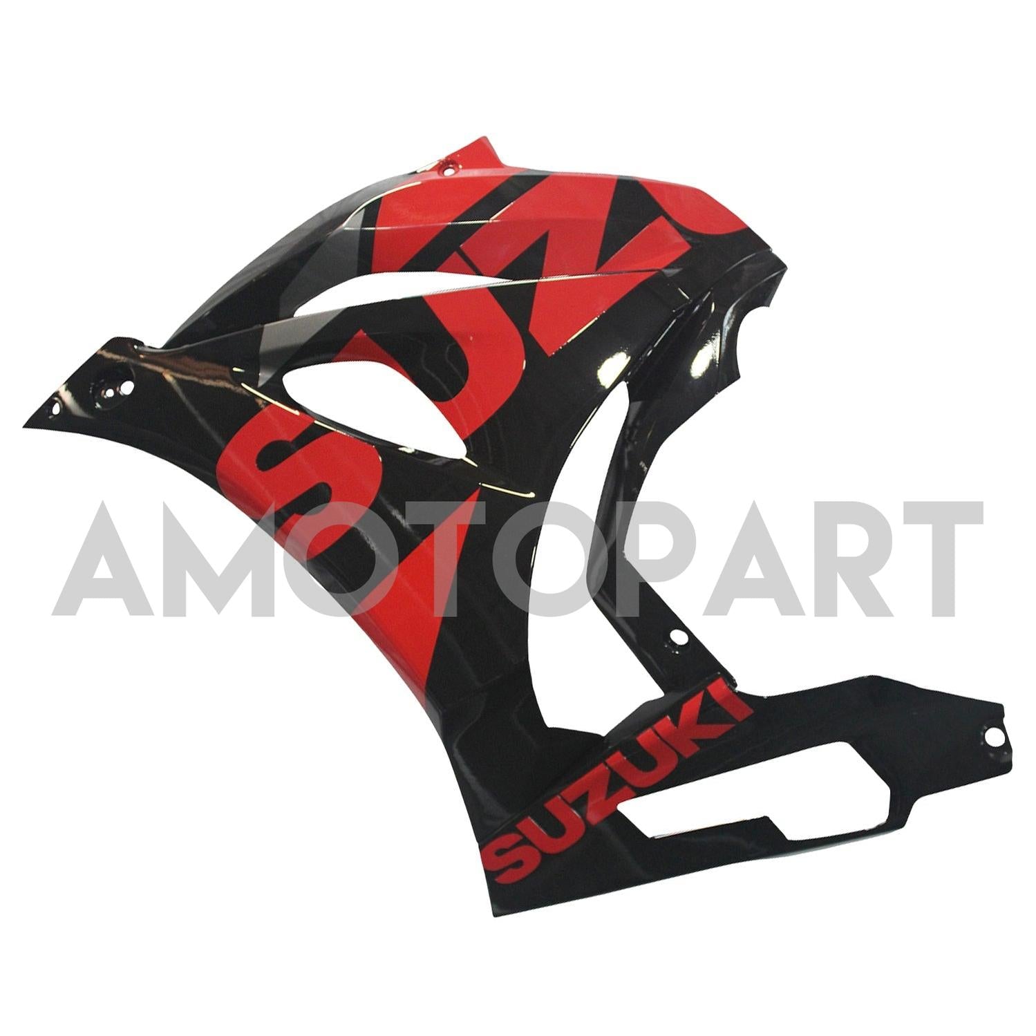 Amotopart Suzuki GSXR1000 2017-2024 K17 Kit de carenado negro rojo