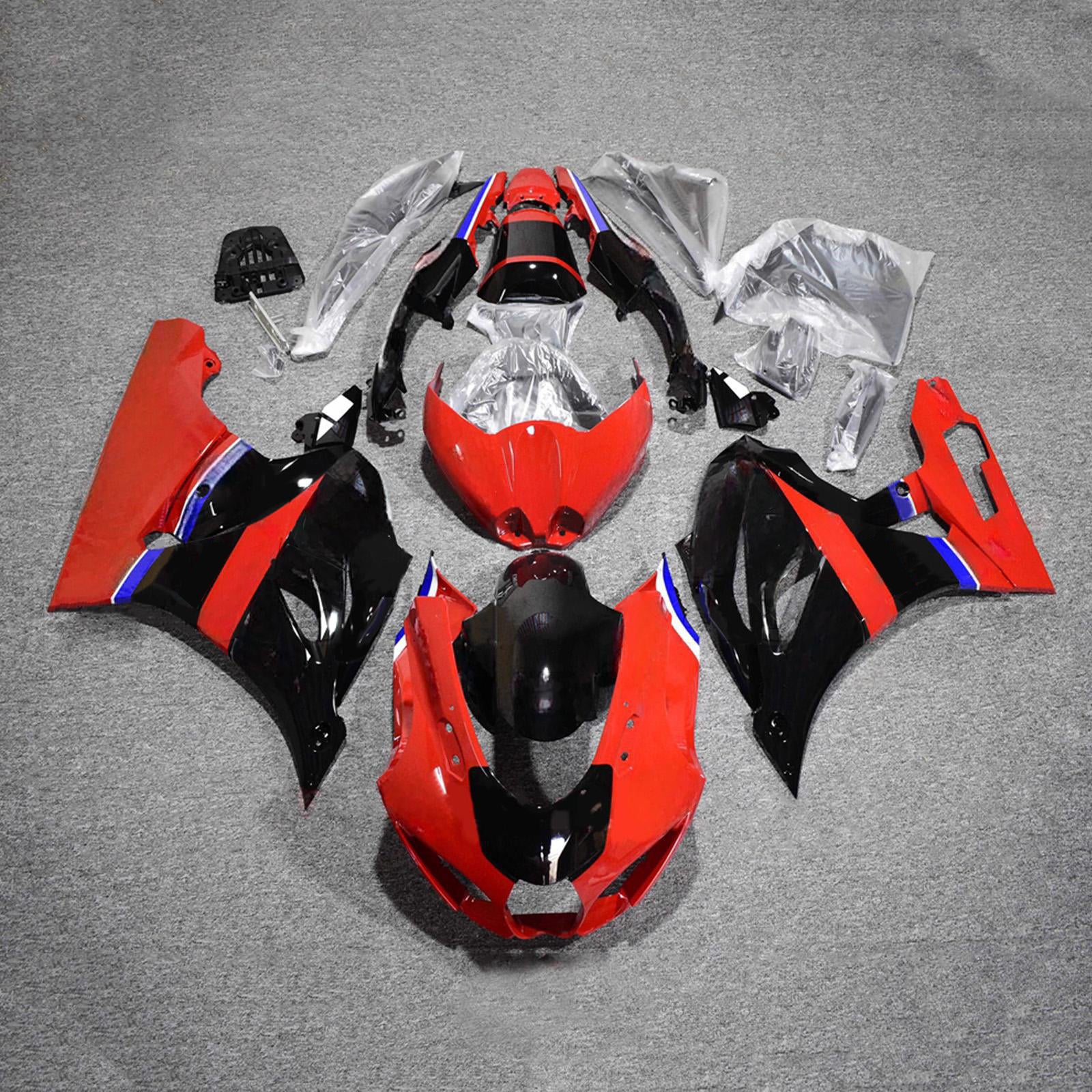 Amotopart 2017-2025 Suzuki GSXR1000 Red Black White Fairing Kit