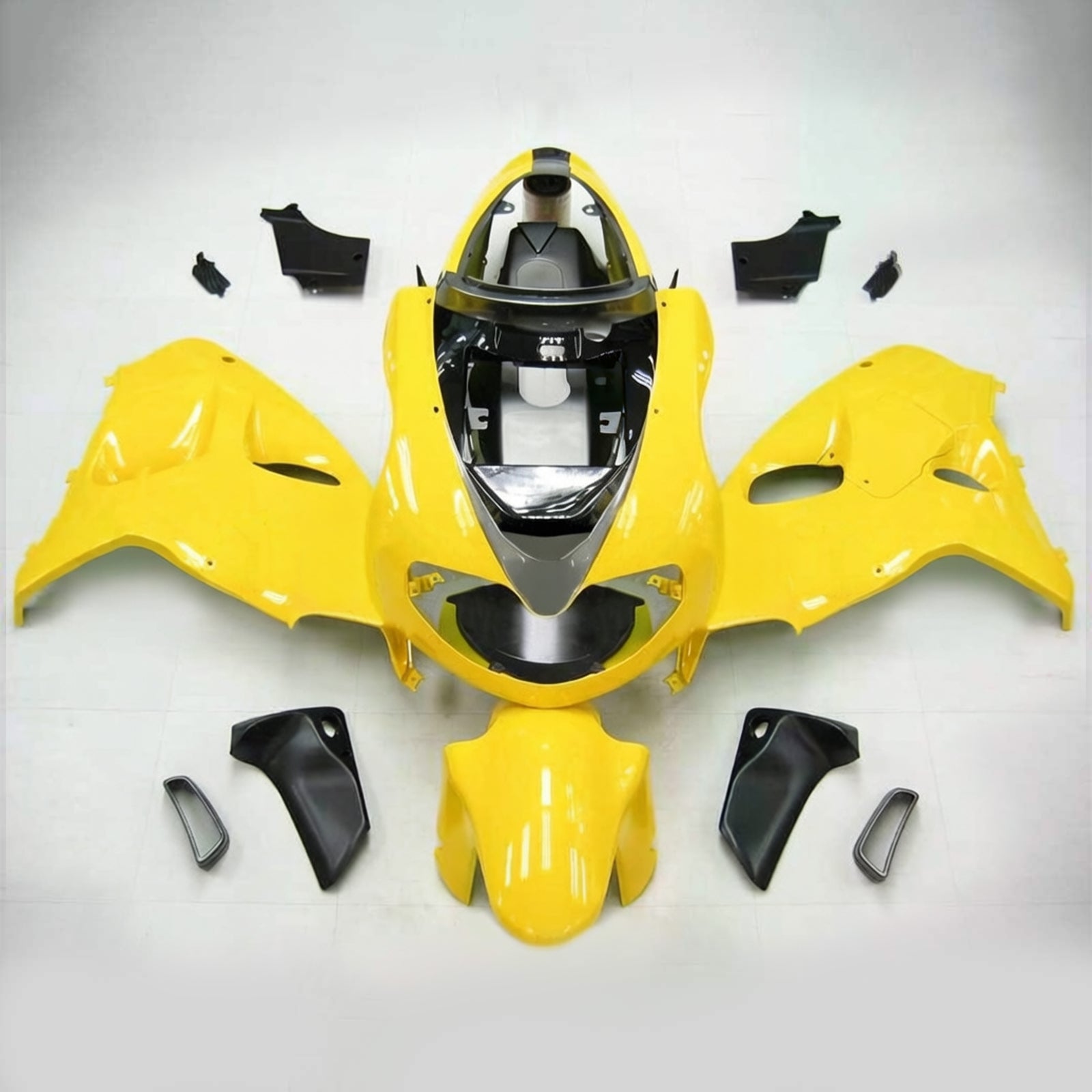 Amotopart Verkleidung für Suzuki TL1000R (1998–2003), gelb&BLack Style3 Kit