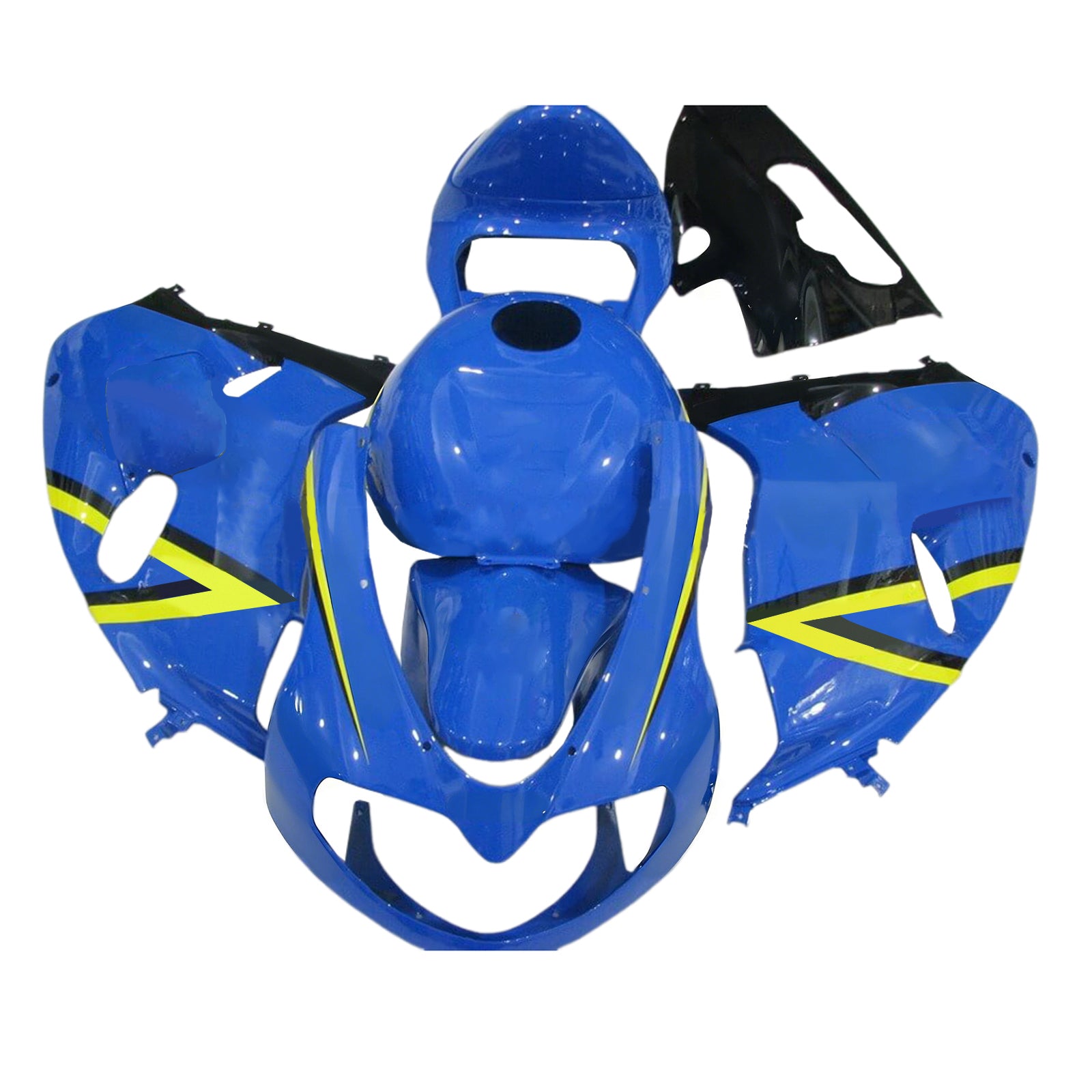 Amotopart 1998-2003 TL1000R Suzuki Blue & Yellow Fairing Zestaw