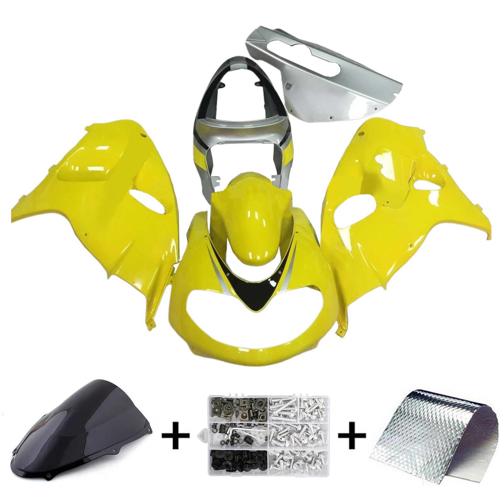 Amotopart 1998-2003 TL1000R Suzuki Yellow Fairing Kit
