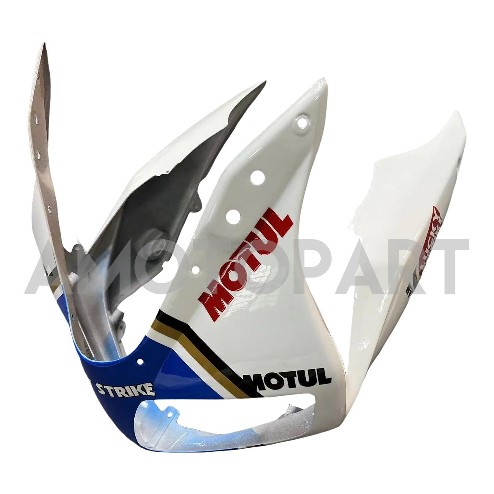 Amotopart スズキ SV650 2003-2013 ホワイト ブルー フェアリングキット