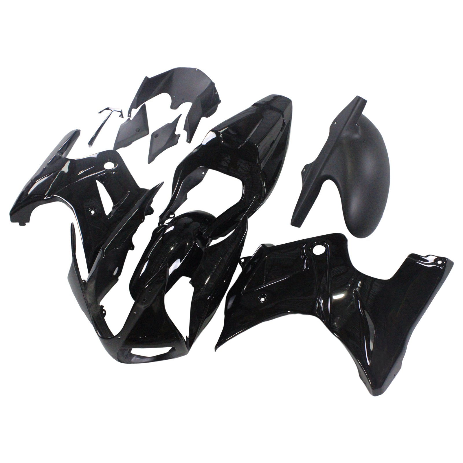 Amotopart Suzuki SV650 2003-2013 Glossy Black Fairing Kit