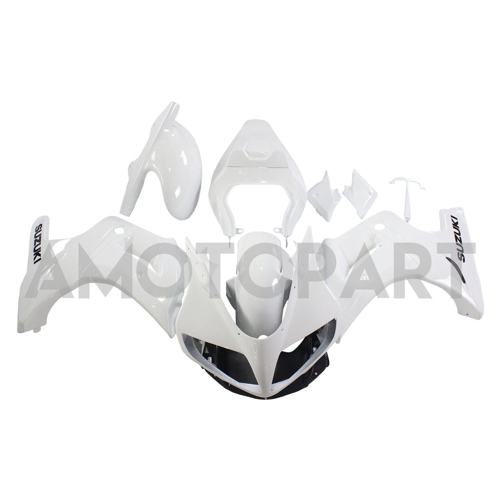 Amotopart スズキ SV650 2003-2013 ホワイト フェアリングキット