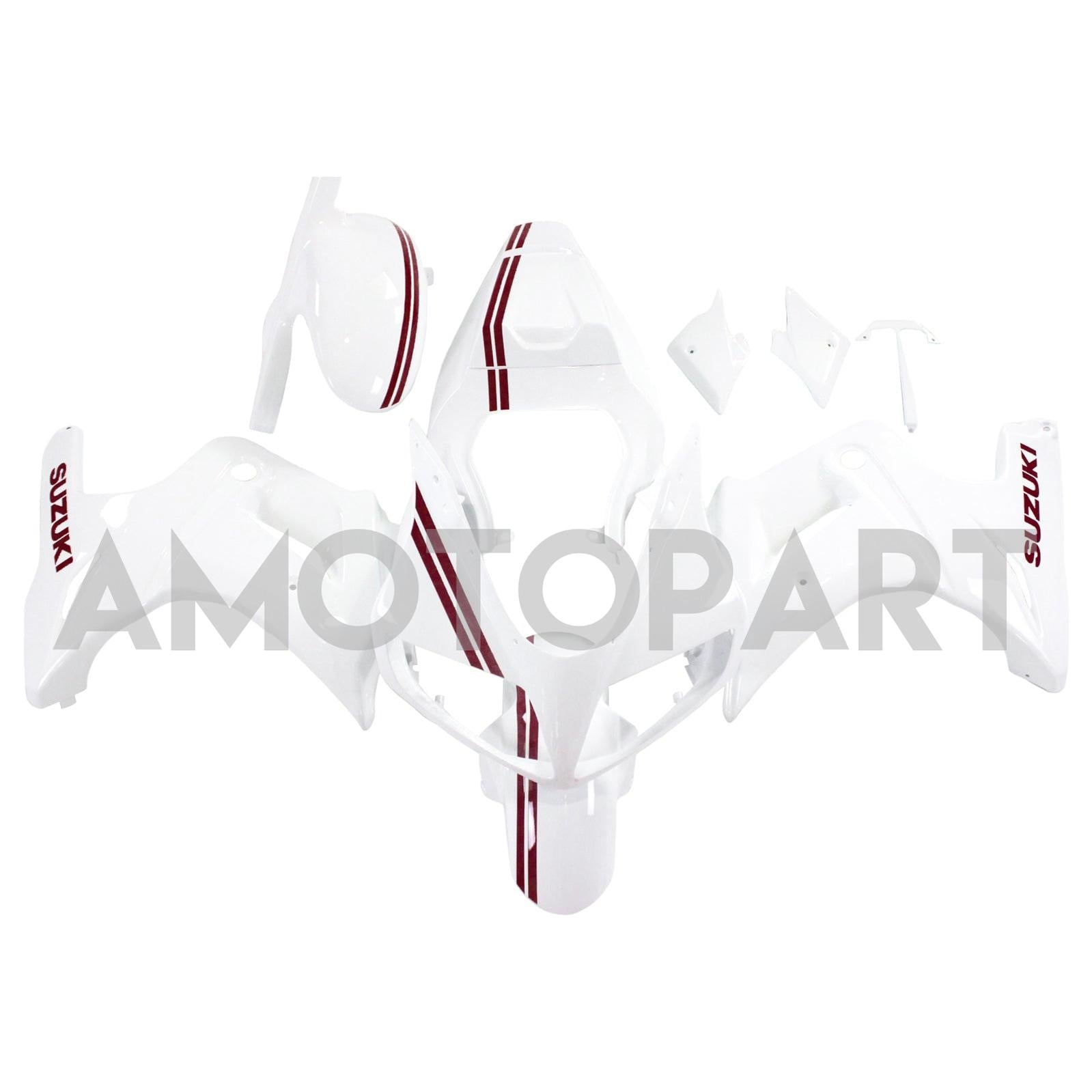 Amotopart スズキ SV650 2003-2013 ホワイト フェアリングキット