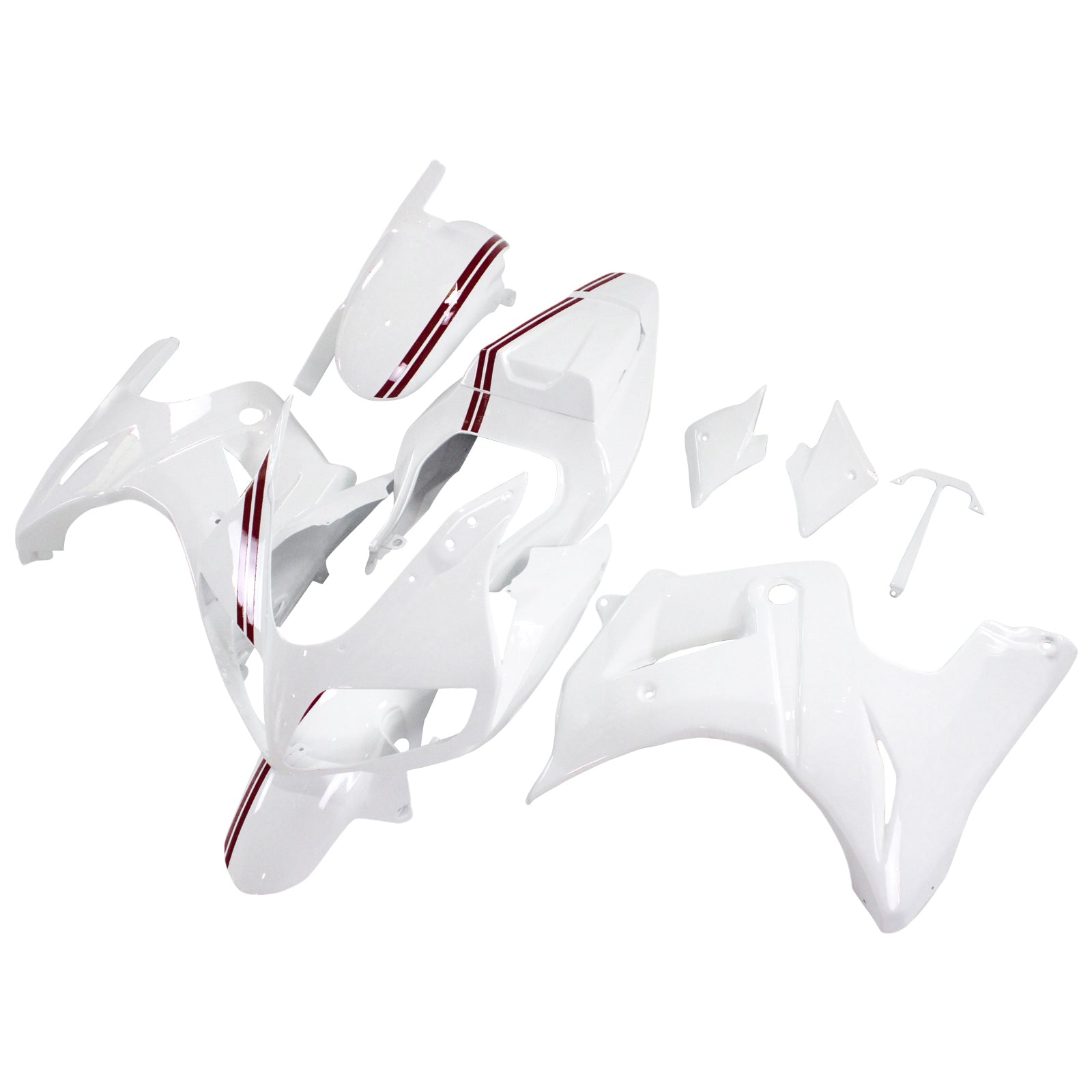 Amotopart Suzuki SV650 2003-2013 White Fairing Kit