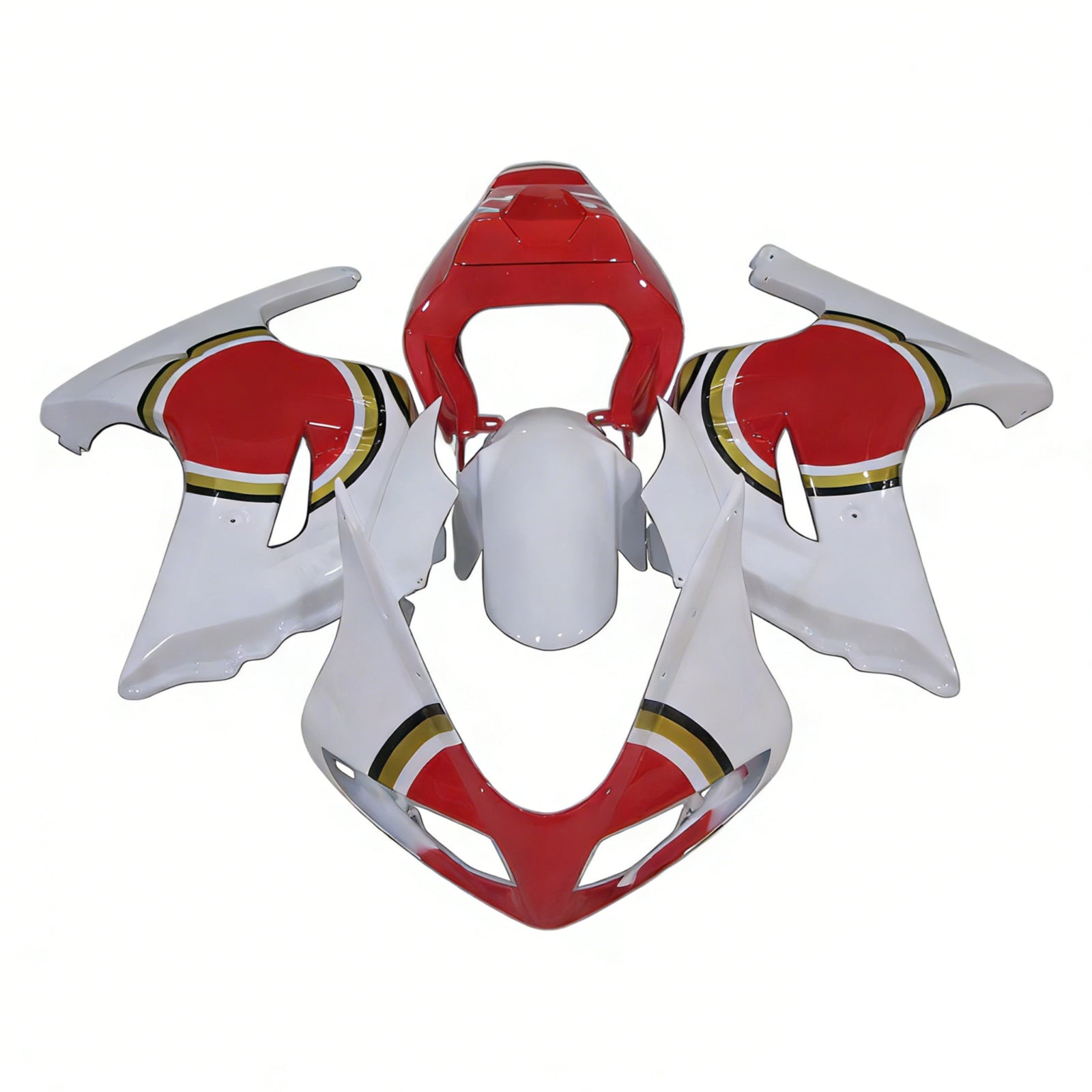 Amotopart 2003-2013 SV650 Suzuki Red & White Style2 Failing Kit