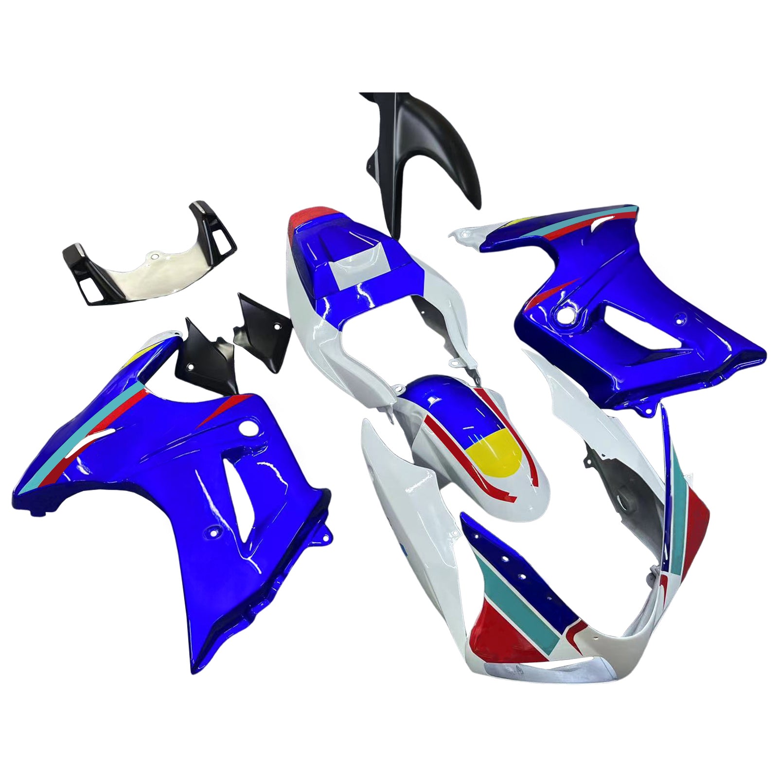 Amotopart 2003-2013 SV650 Suzuki Blue&Red Fairing Kit