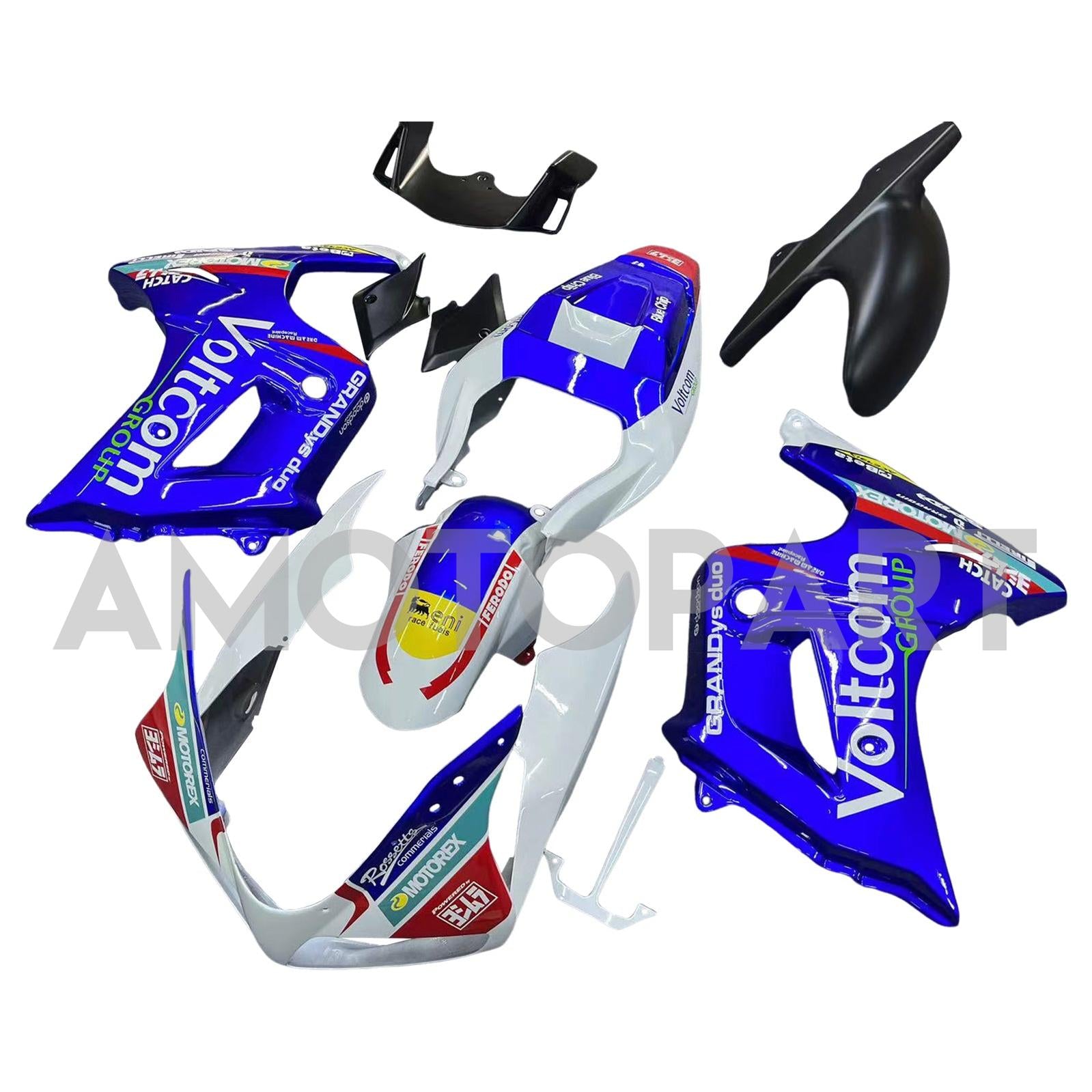 Amotopart 2003-2013 SV650 Suzuki Blue&Red Fairing Kit