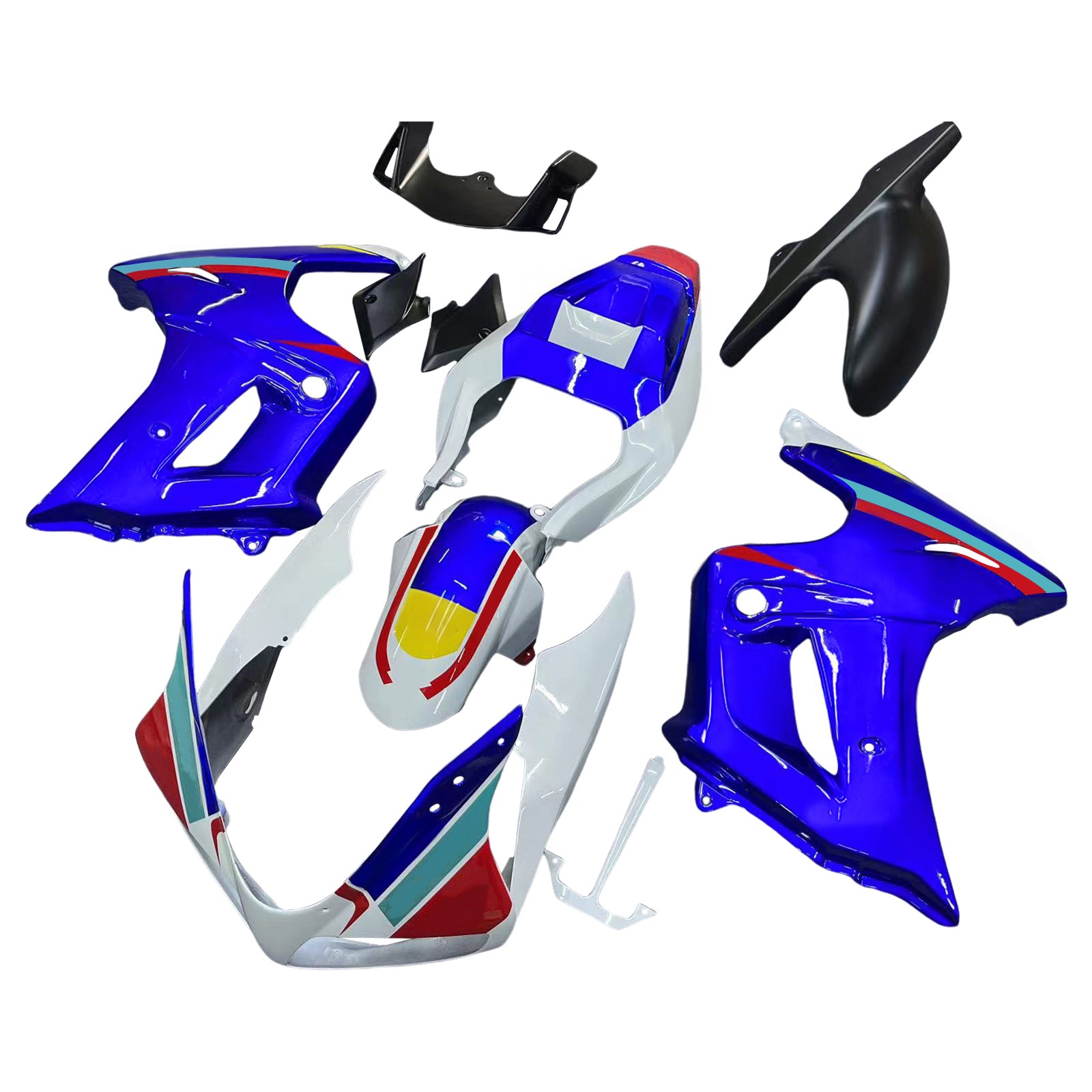 Amotopart 2003-2013 SV650 Suzuki Blue&Red Fairing Kit