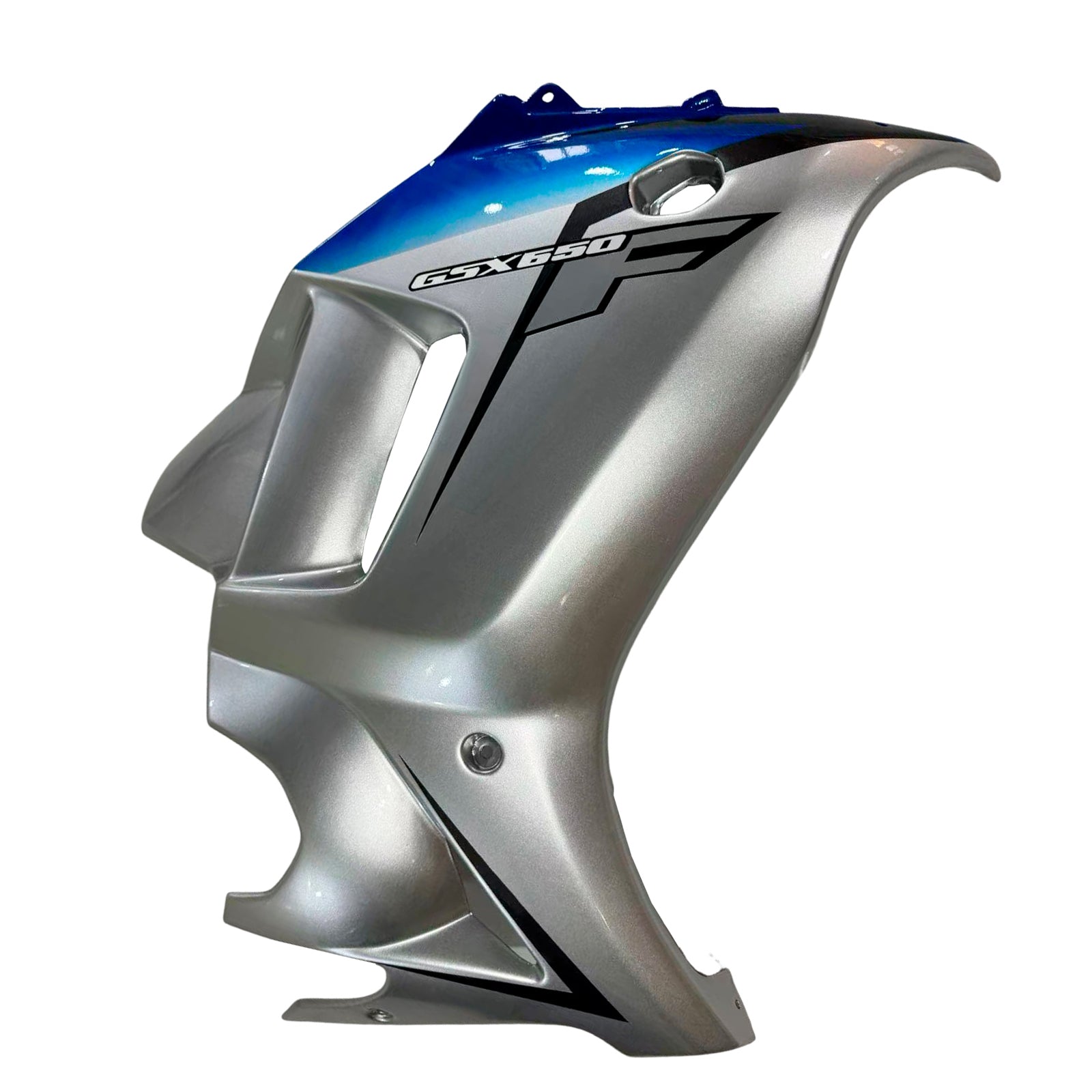 Amotopart 2008-2013 GSX650F Katana Suzuki Silver&Blue Fairing Kit