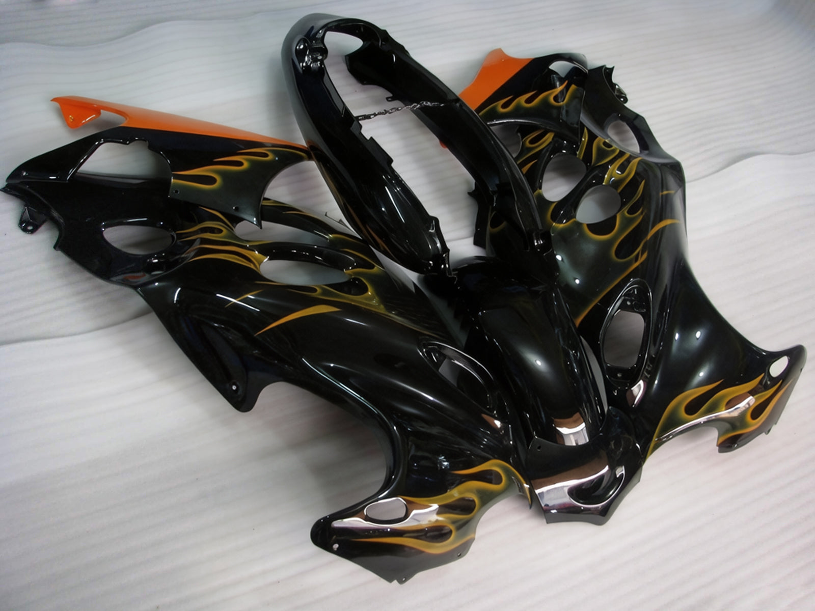 Amotopart 2003-2006 Suzuki Katana GSXF600/750 Fairing Black&Yellow Kit