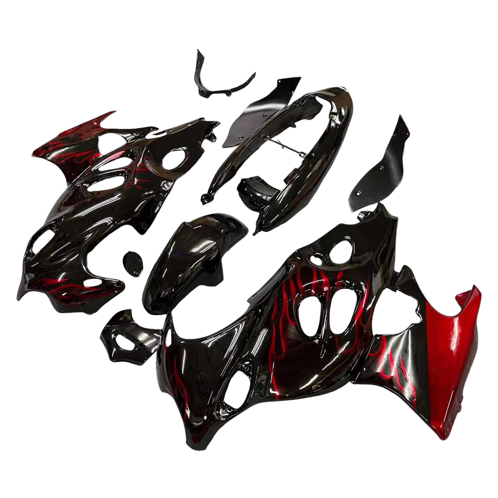 Amotopart 2003-2006 Suzuki Katana GSXF600/750 Fairing Red&Black Kit