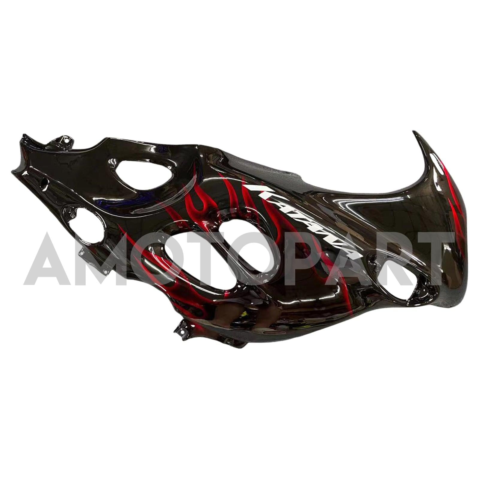 Amotopart 2003-2006 Suzuki Katana GSXF600/750 Fairing Red&Black Kit