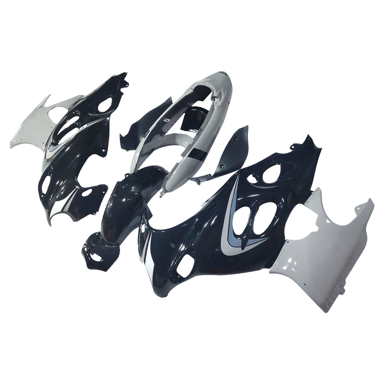 Amotopart 2003-2006 Suzuki Katana GSXF600/750 Fairing Grey&Black Kit