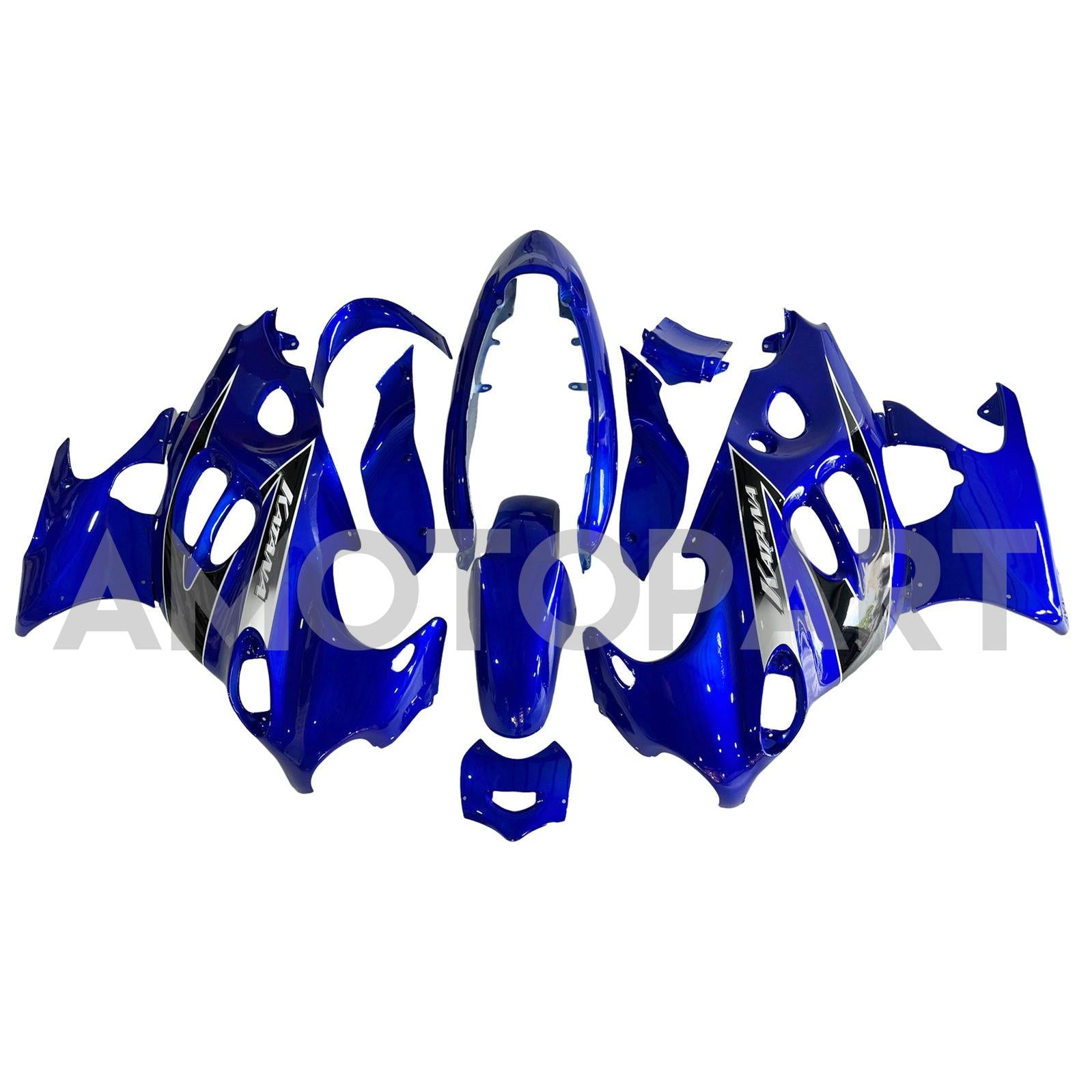 Amotopart 2003-2006 Suzuki Katana GSXF600/750 Fairing Blue Kit