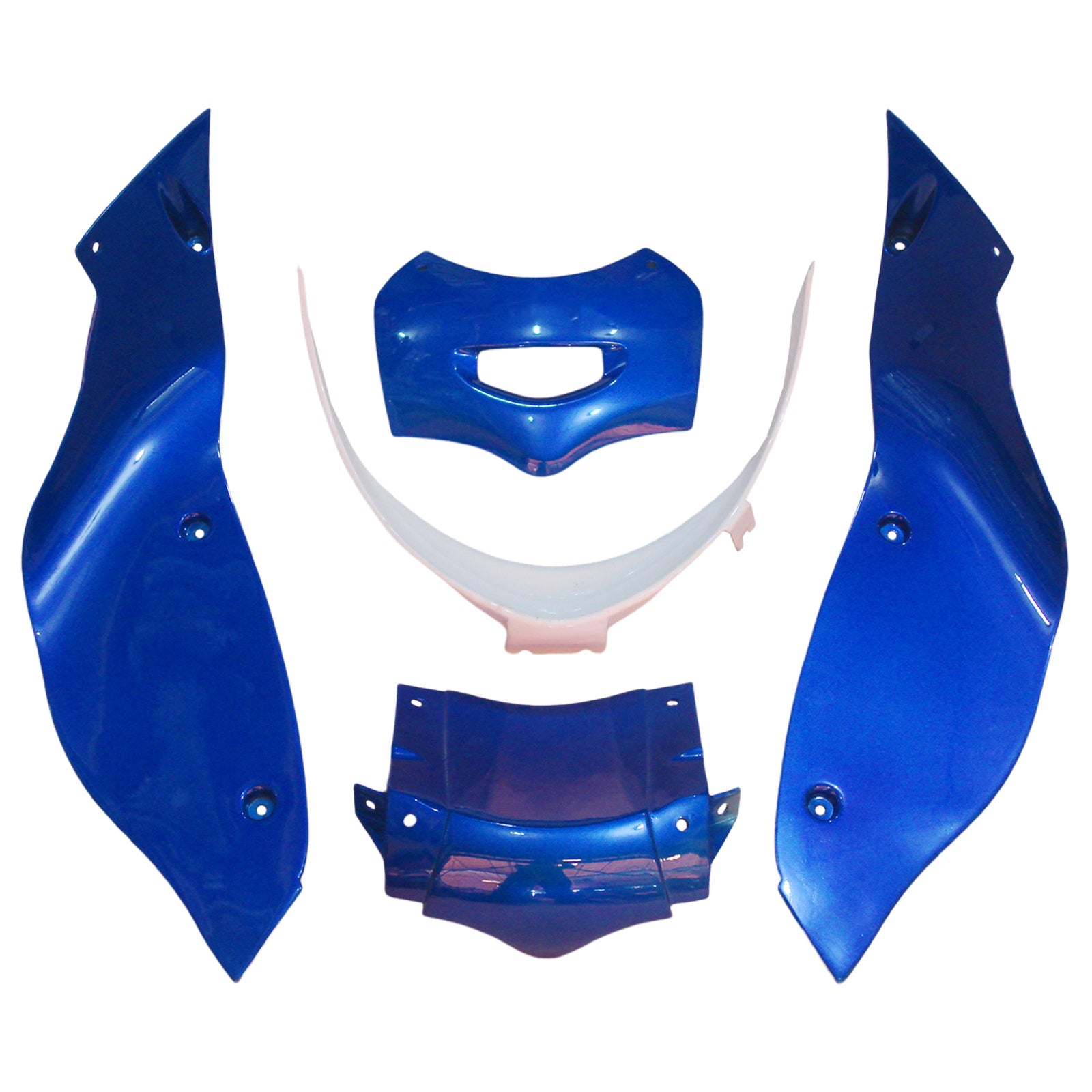 Amotopart Suzuki 2003-2006 Katana GSXF600/750 Blue White Fairing Kit