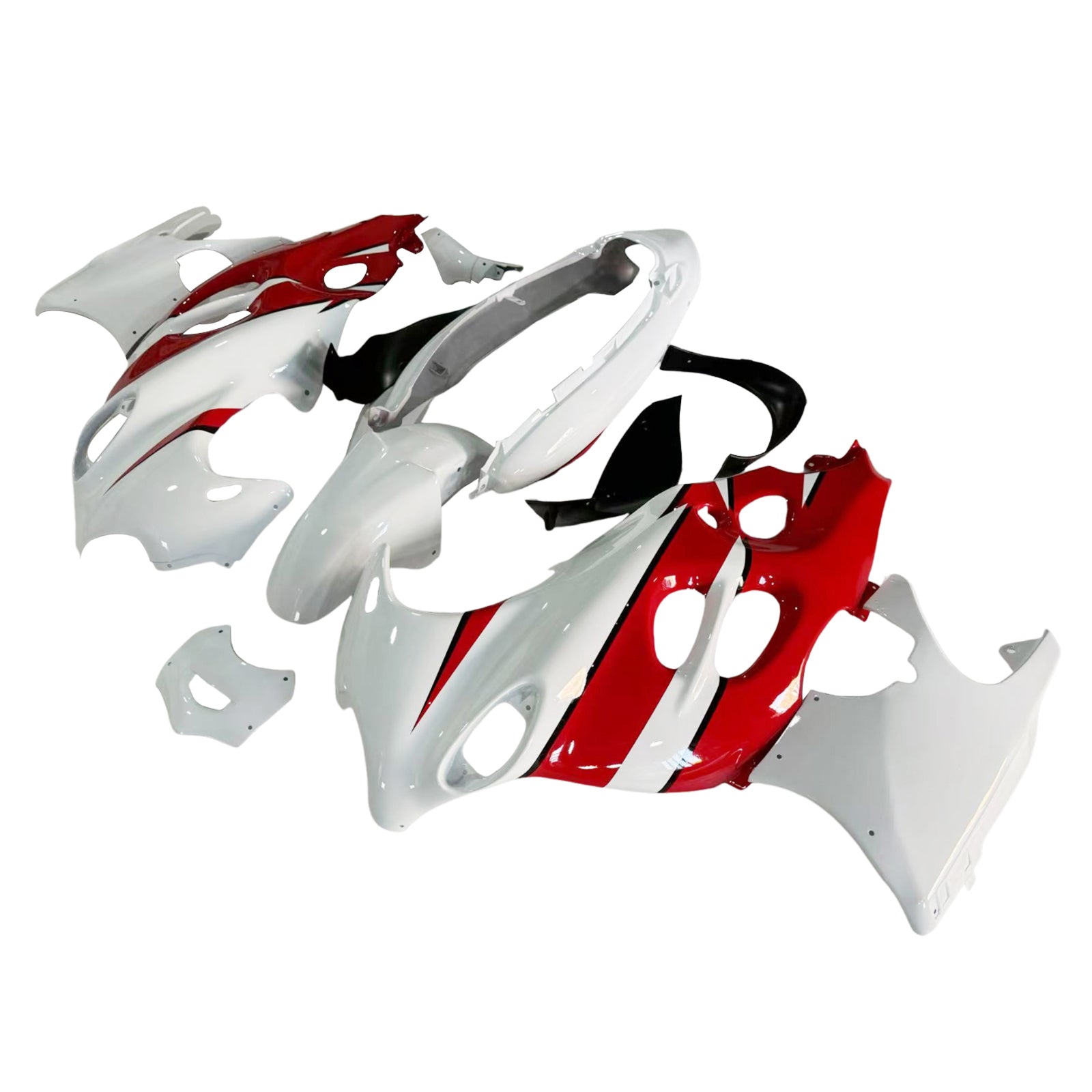 Amotopart Suzuki 2003-2006 Katana GSXF600/750 White Red Fairing Kit