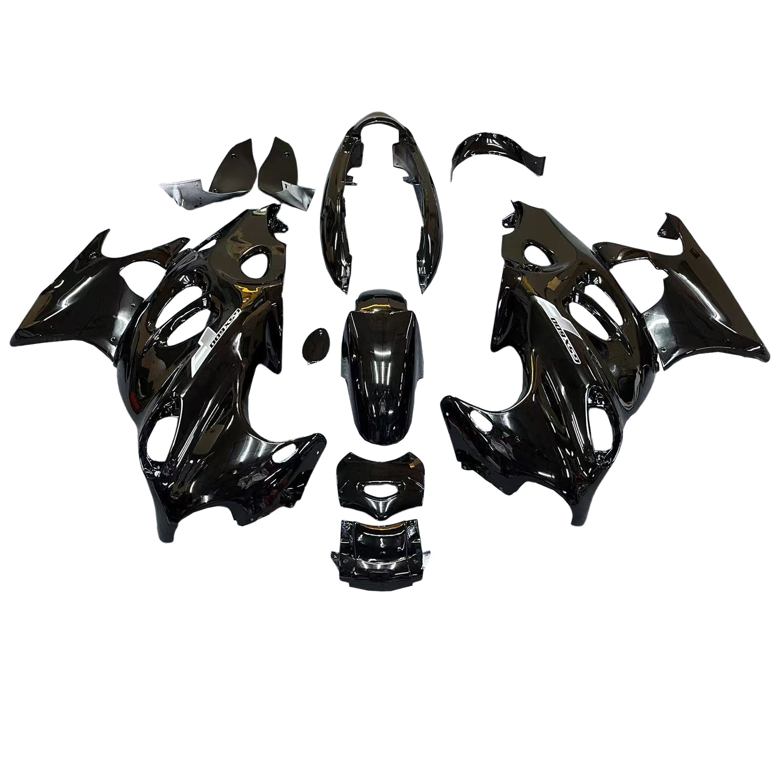 Amotopart 2003-2006 Suzuki Katana GSX600F GSX750F Gloss Black Fairing Kit