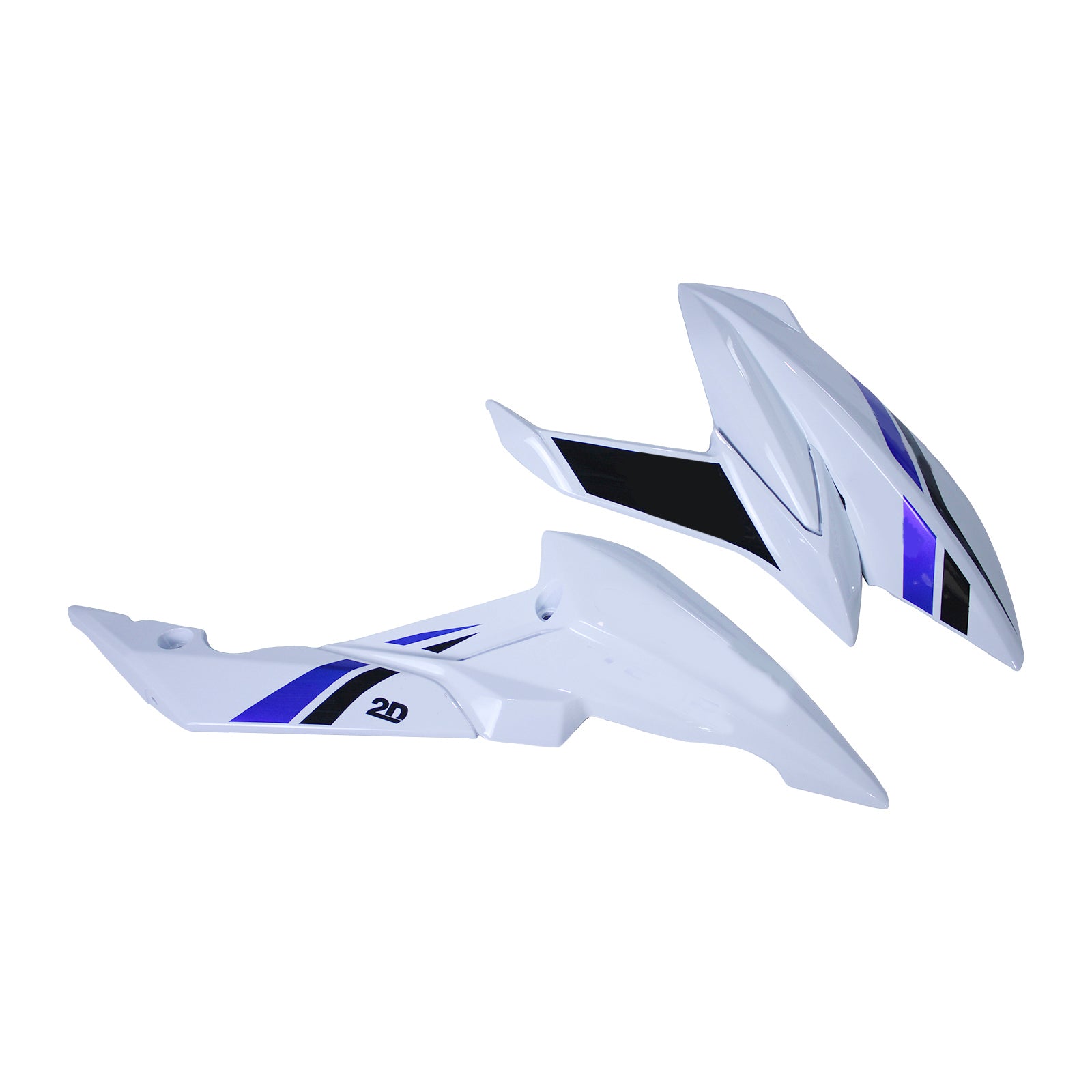 Amotopart 2017-2022 Suzuki GSX-S 750 Fairing White&Blue Kit