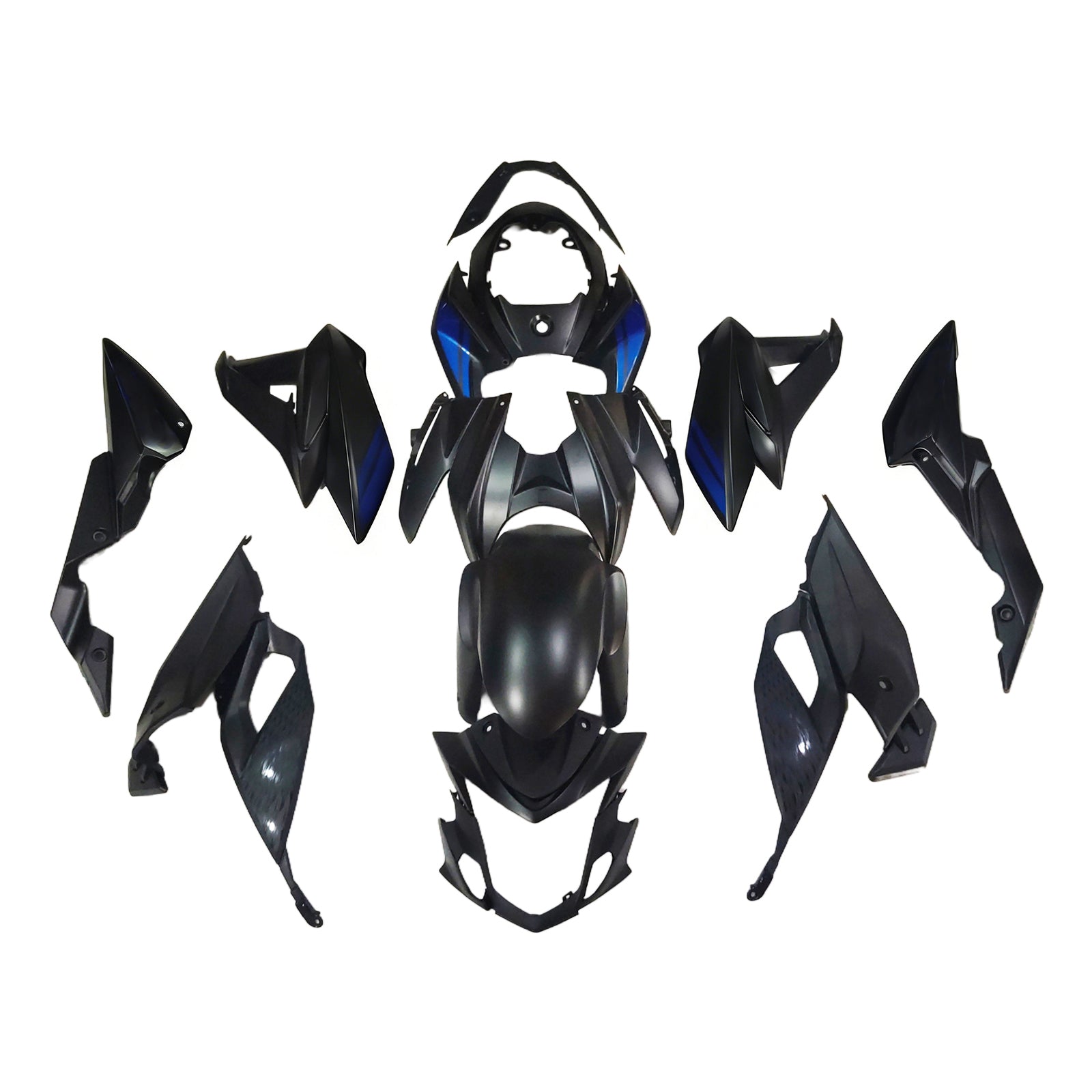 Amotopart 2017-2022 Suzuki GSX-S 750 Fairing Black&Letter Kit