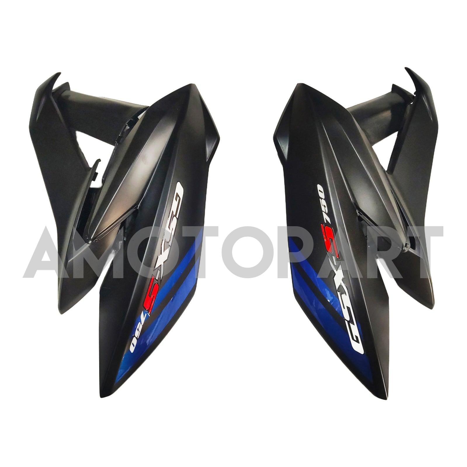 Amotopart 2017-2022 Suzuki GSX-S 750 Fairing Black & Letter Zestaw