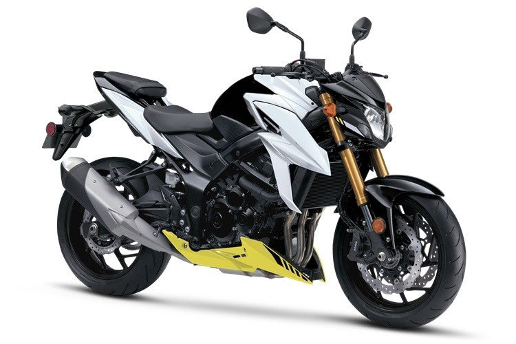Amotopart 2017-2022 Suzuki GSX-S 750 Verkleidung Weiß&Gelbes Set