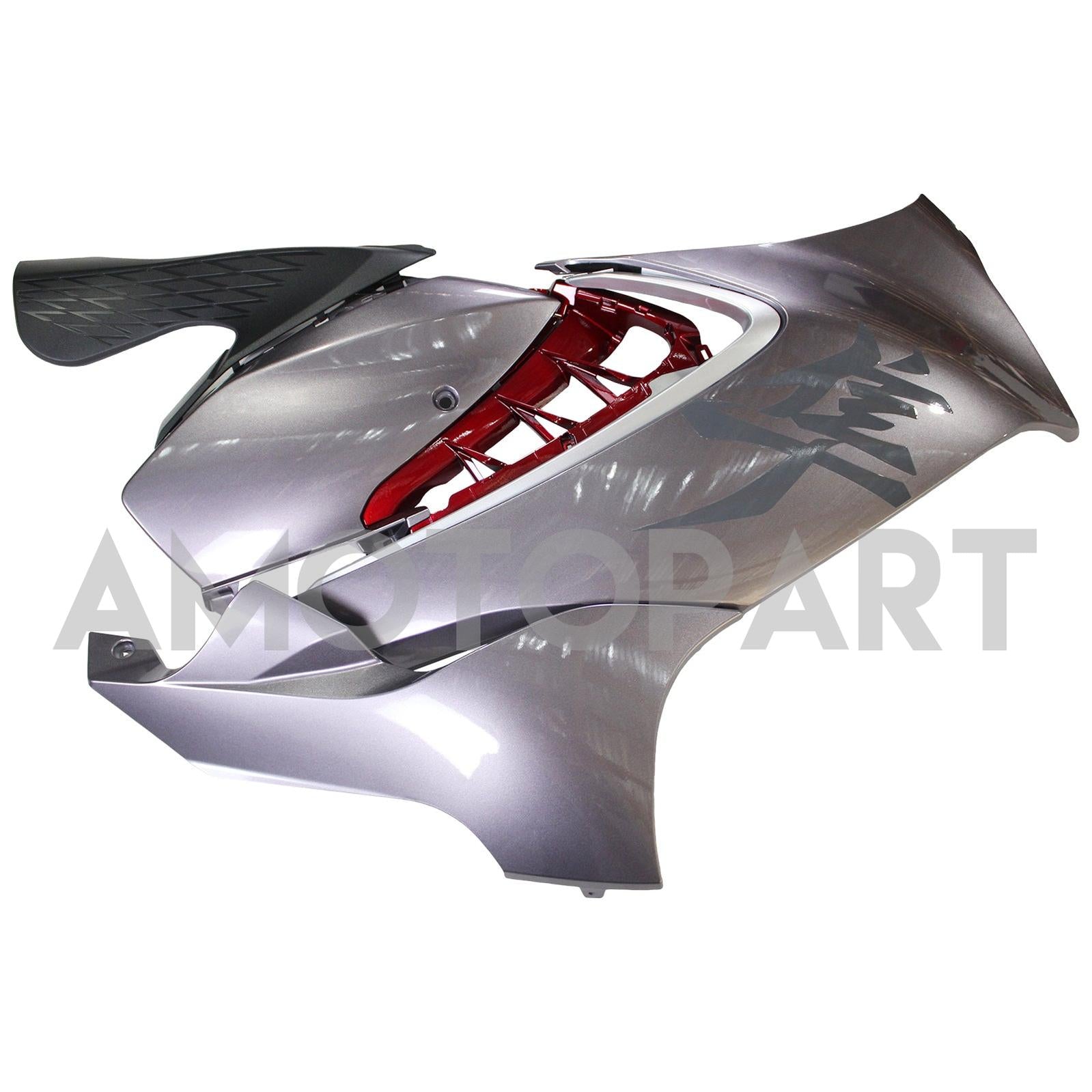 Amotopart 2021-2025 Suzuki Hayabusa GSX1300R Gray With Logo Fairing Kit
