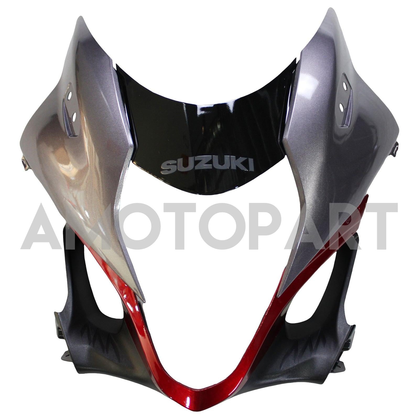 Amotopart 2021-2025 Suzuki Hayabusa GSX1300R Gray With Logo Fairing Kit