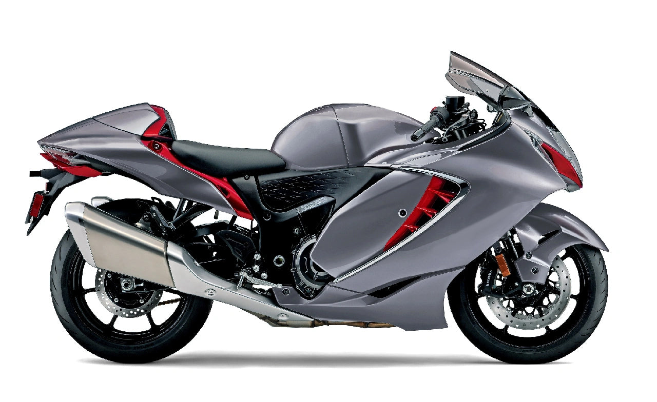 Amotopart 2021-2025 Suzuki Hayabusa GSX1300R Gray met Logo Beurskit