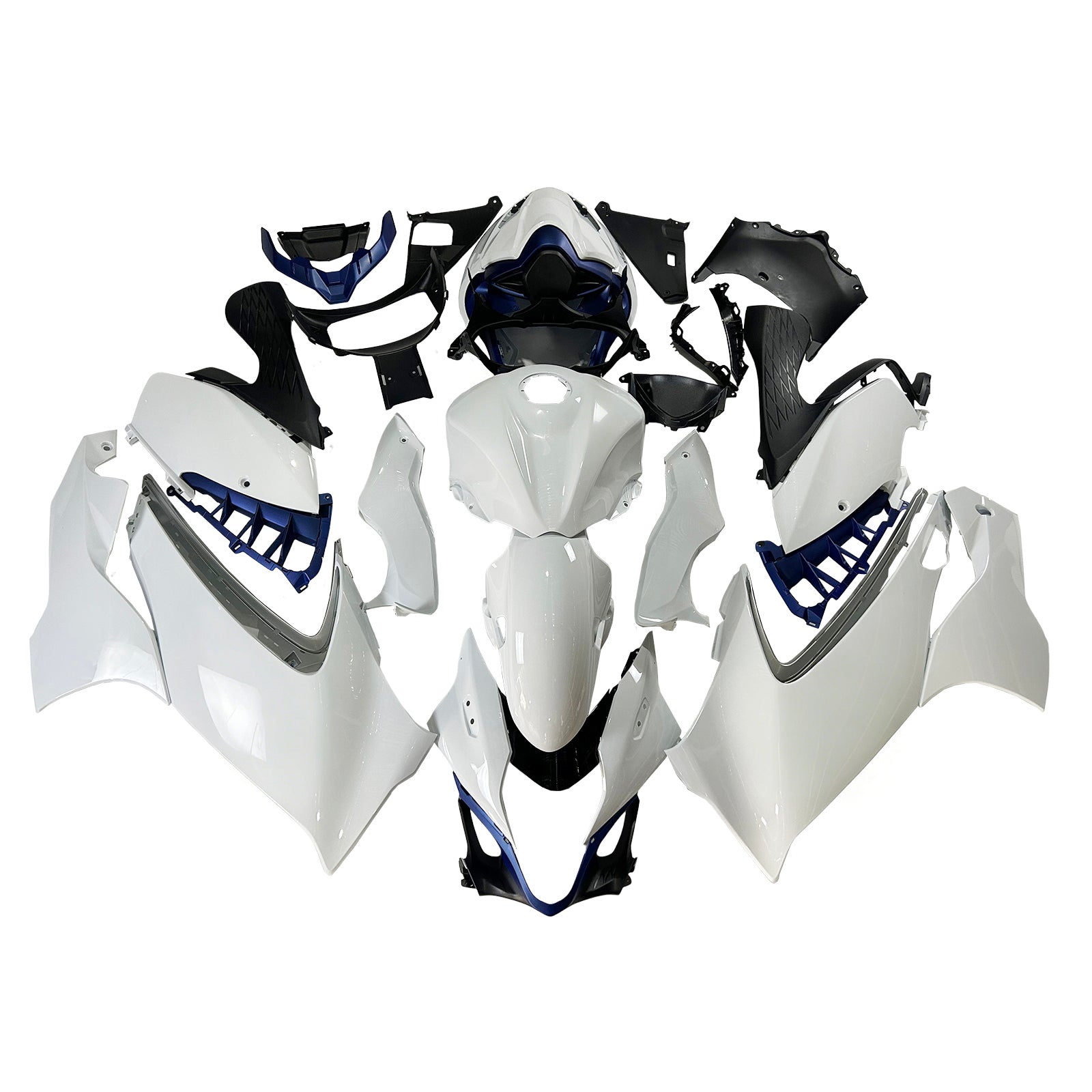 Amotopart 2021-2025 Suzuki Hayabusa GSX1300R White Fairing Kit