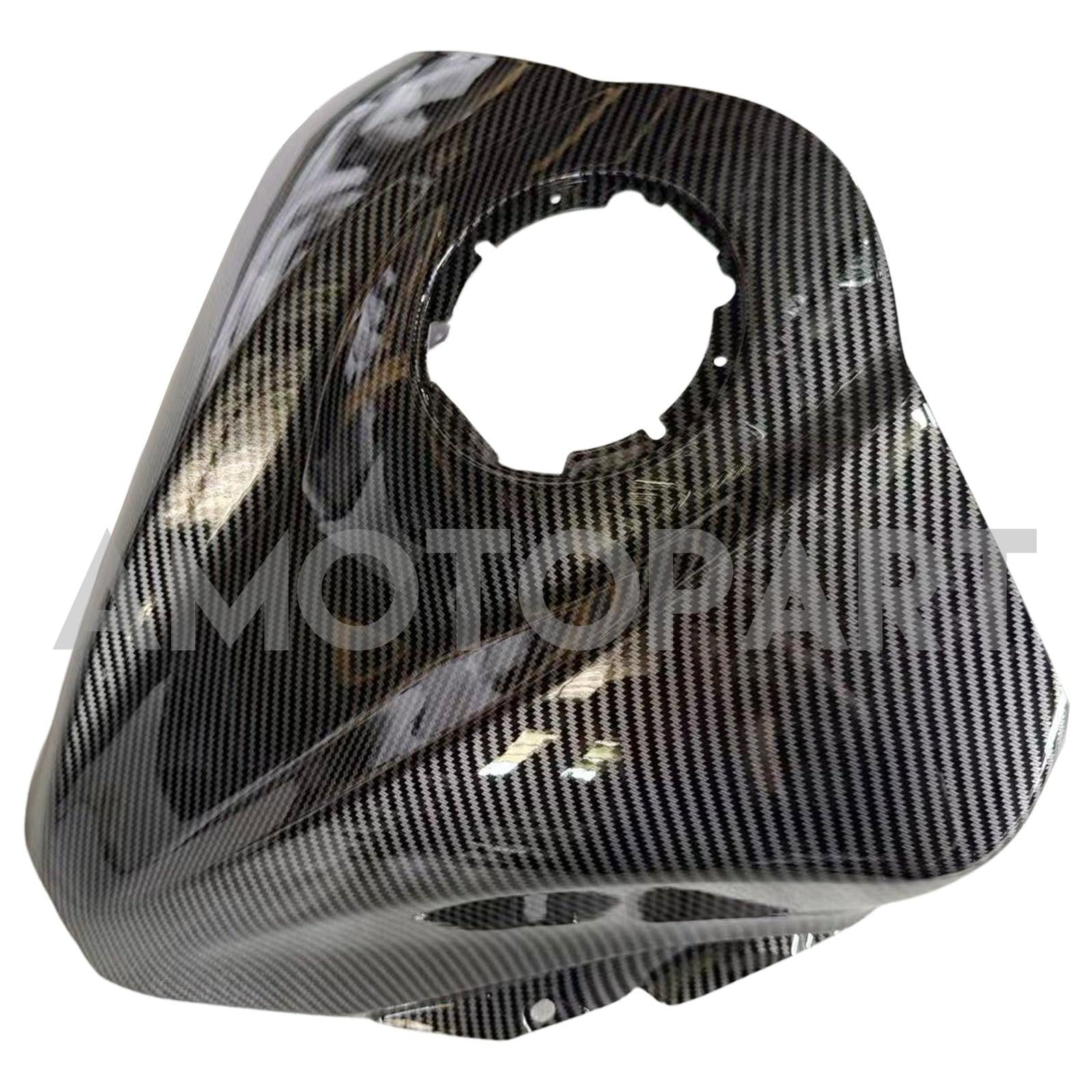 Amotopart 2021-2025 Suzuki Hayabusa GSX1300R Blau & Kohlefaser-Musterverkleidungskit