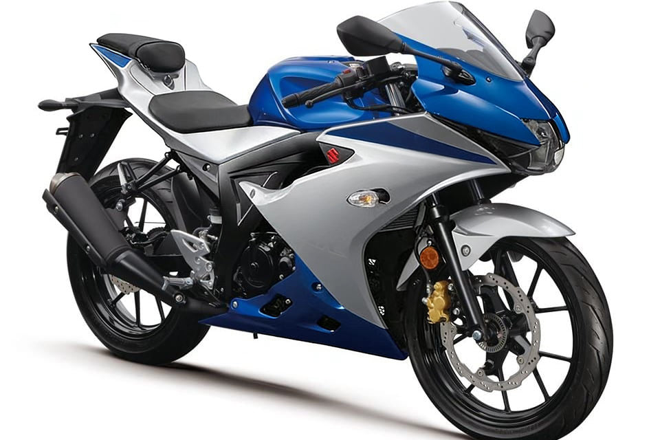 Amotopart 2017-2024 スズキ GSX-R125 ブルー フェアリングキット (米国バージョンにのみ適合)