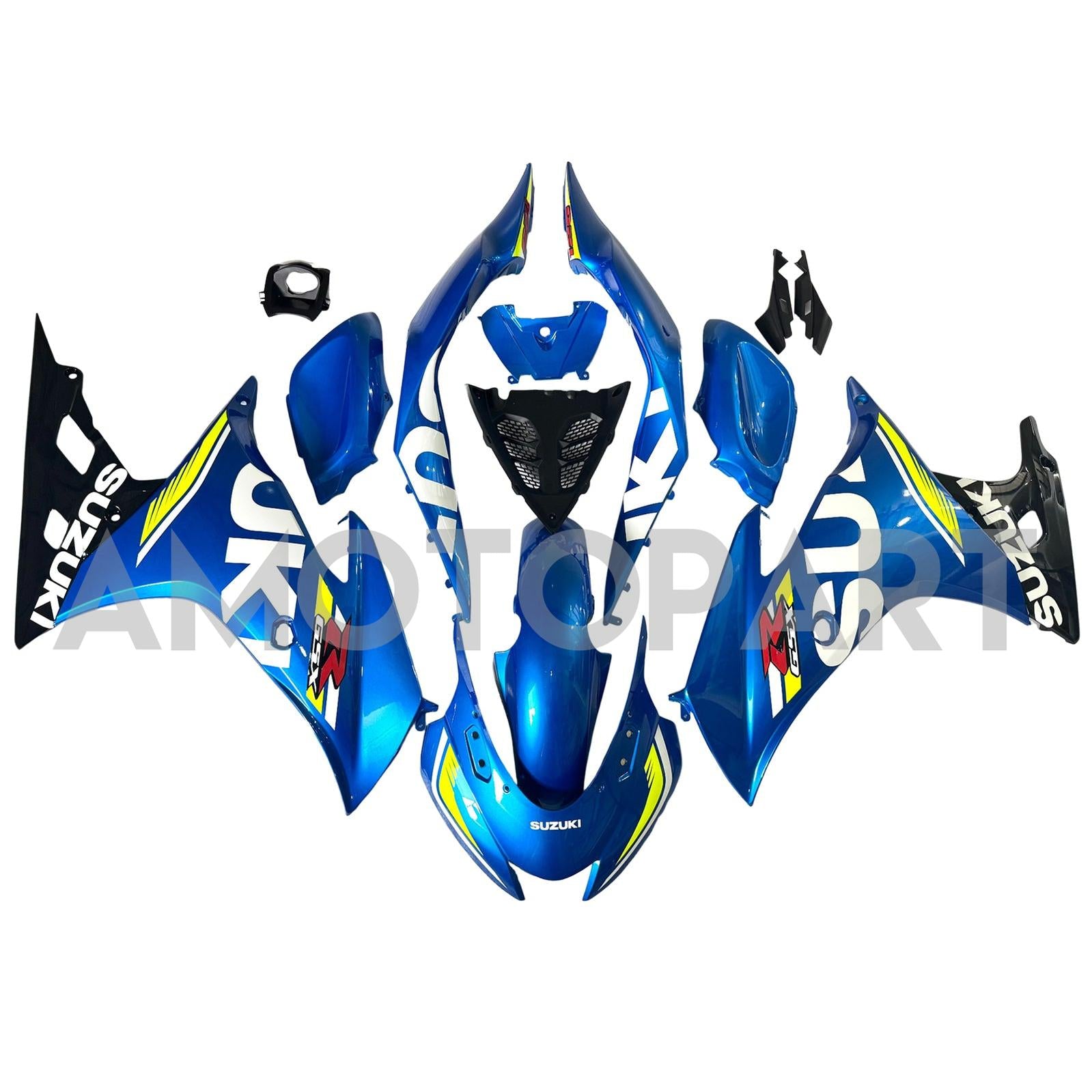 Amotopart 17-24 Suzuki GSX-R125 Schwarzblau-Verkleidungskit (nur für die US-Version geeignet)