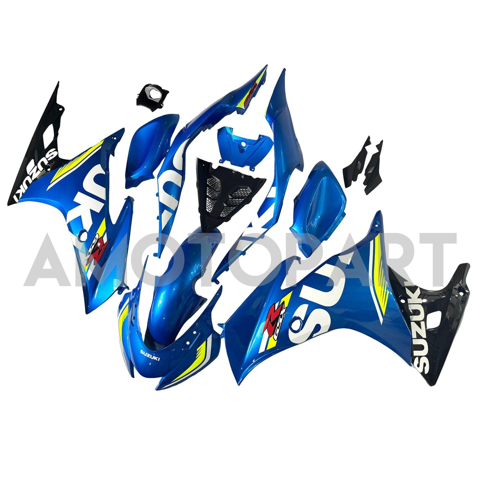 Amotopart 17-24 Suzuki GSX-R125 Schwarzblau-Verkleidungskit (nur für die US-Version geeignet)