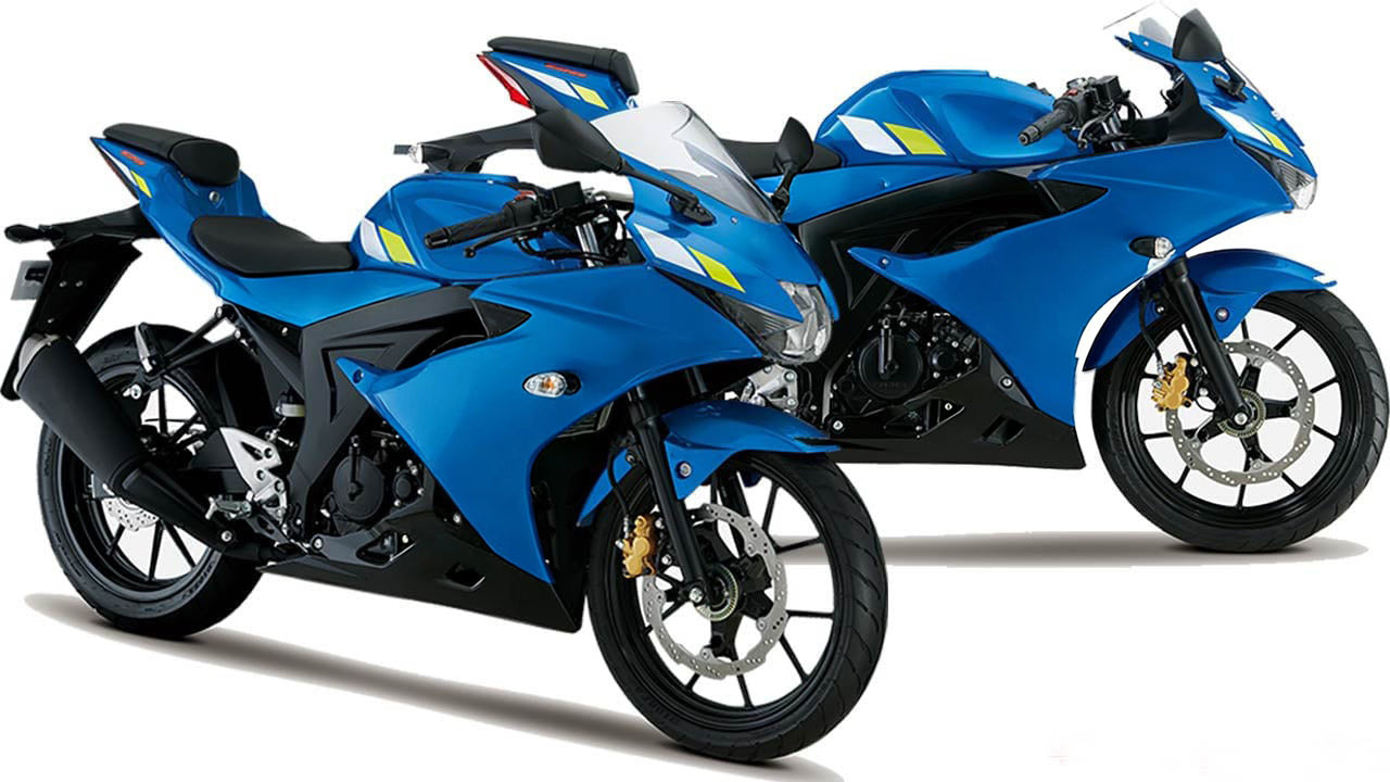 Amotopart 17–24 Suzuki GSX-R125 Schwarz Blau Weiß Verkleidungsset (nur für die US-Version geeignet)