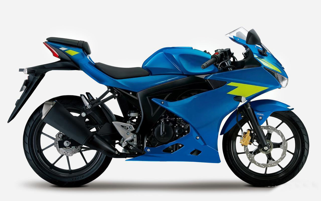 Amotopart 17-24 Suzuki GSX-R125 White Blue Fairing Kit (Only suitable for the US version)