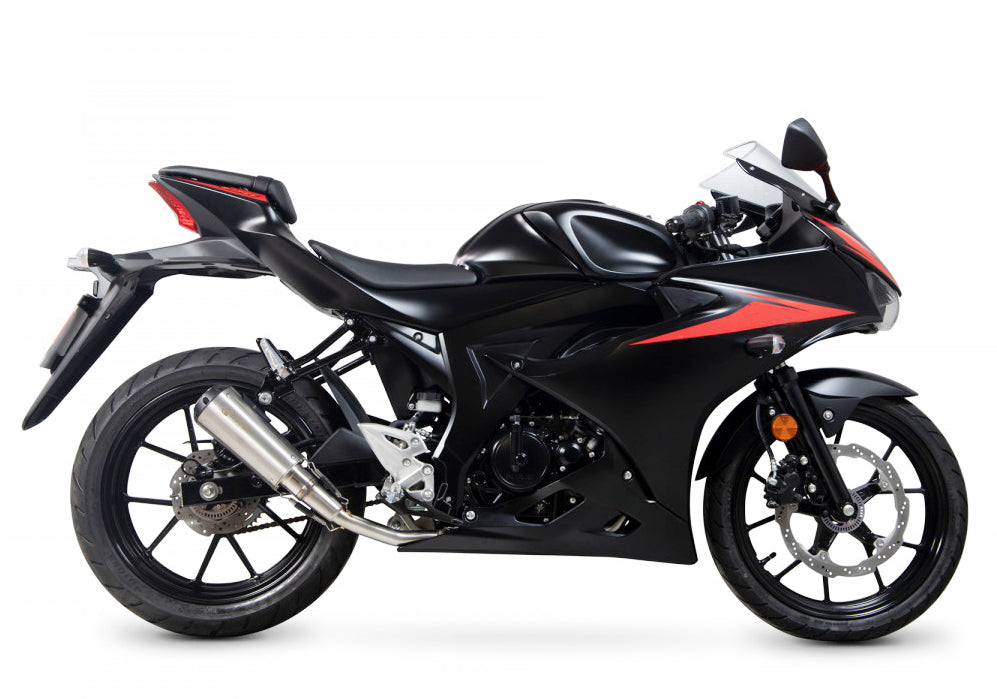 Amotopart 17-24 Suzuki GSX-R125 Kit de carénage noir rouge (uniquement pour la version américaine)