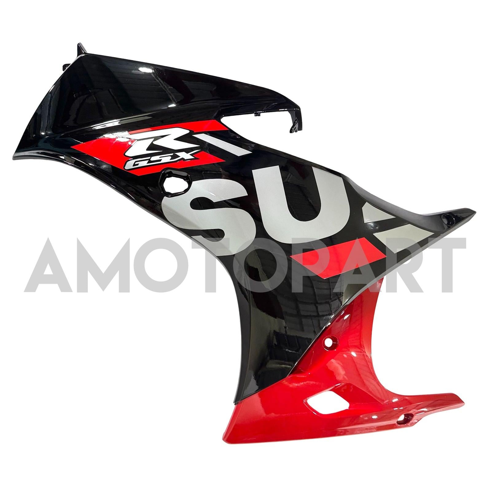 AMOTOPART 2017-2024 Suzuki GSX-R125 Kit de carénage noir rouge glossy (adapté uniquement à la version américaine)