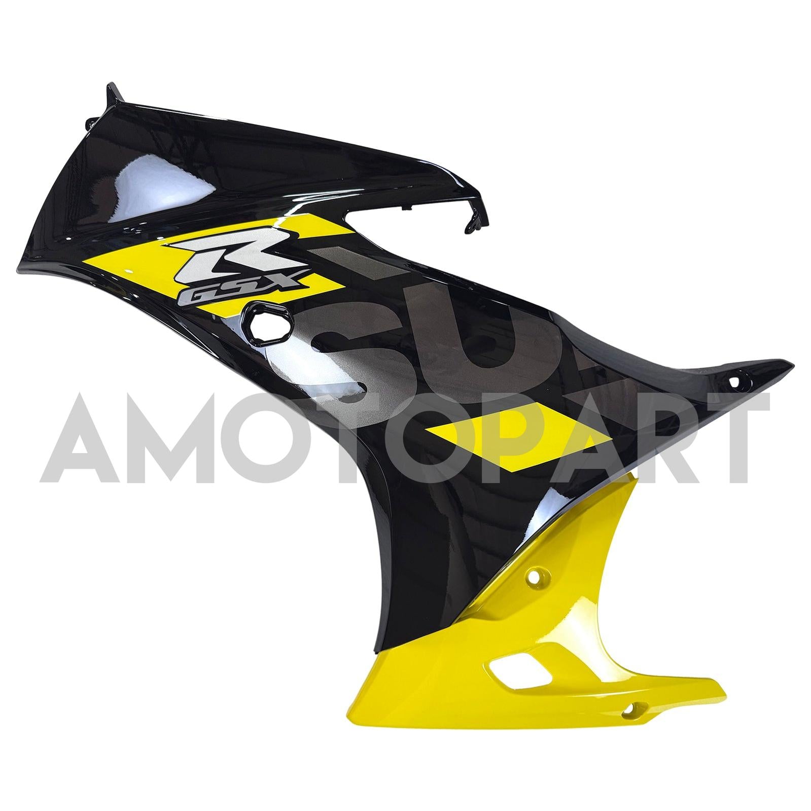 Amotopart 17–24 Suzuki GSX-R125 Schwarz Gelb Verkleidungsset (nur für die US-Version geeignet)