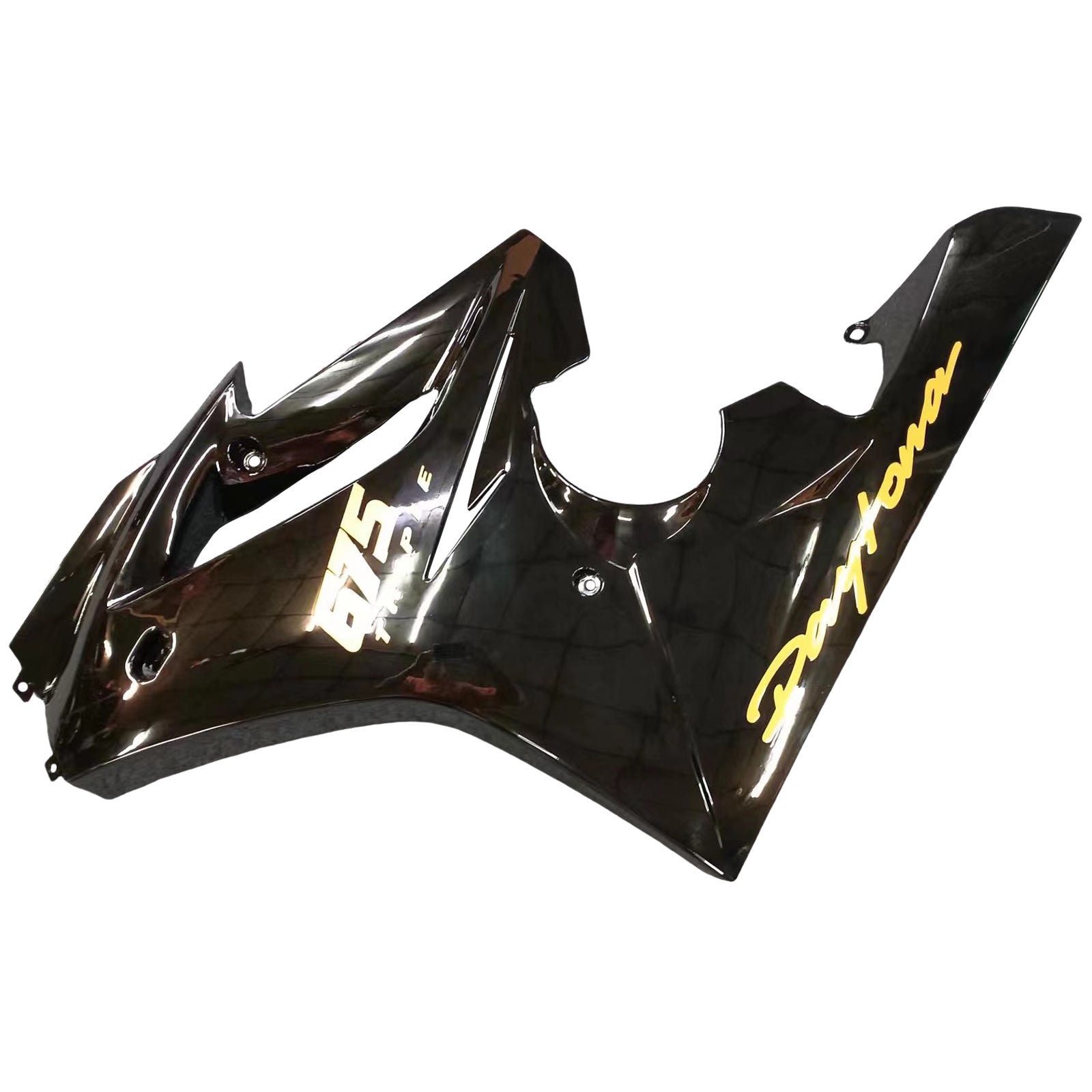 Amotopart Verkleidungen Triumph Daytona 675 2006–2008, glänzend schwarzes Verkleidungsset
