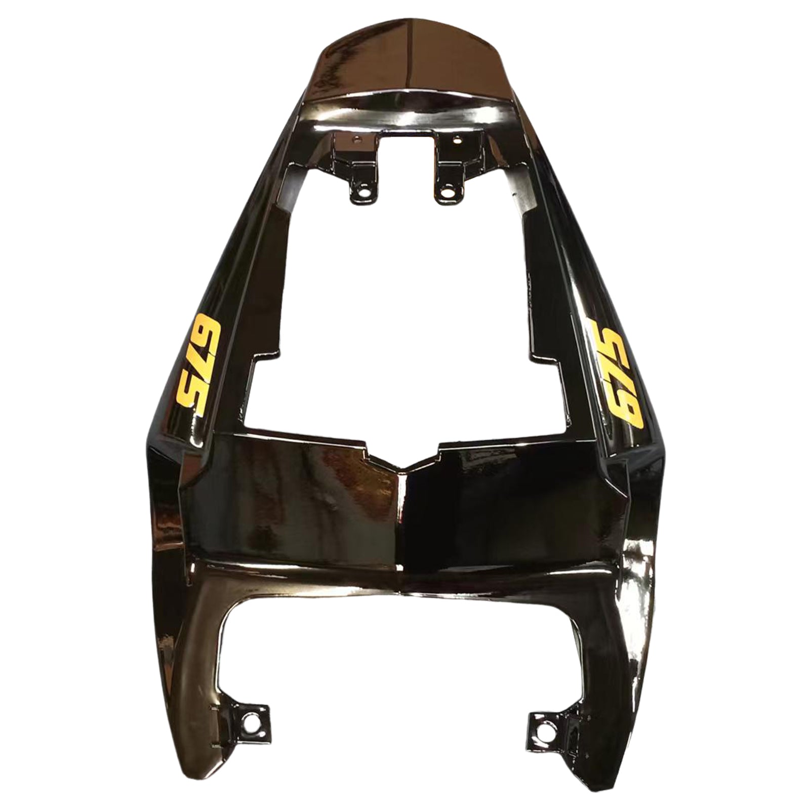 Amotopart Verkleidungen Triumph Daytona 675 2006–2008, glänzend schwarzes Verkleidungsset