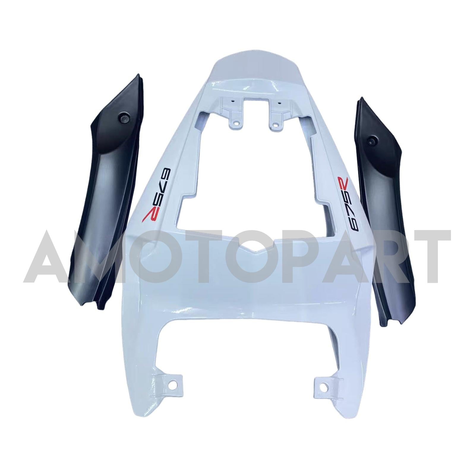 Amotopart 2006-2008 Triumph Daytona 675 White Fairing Kit