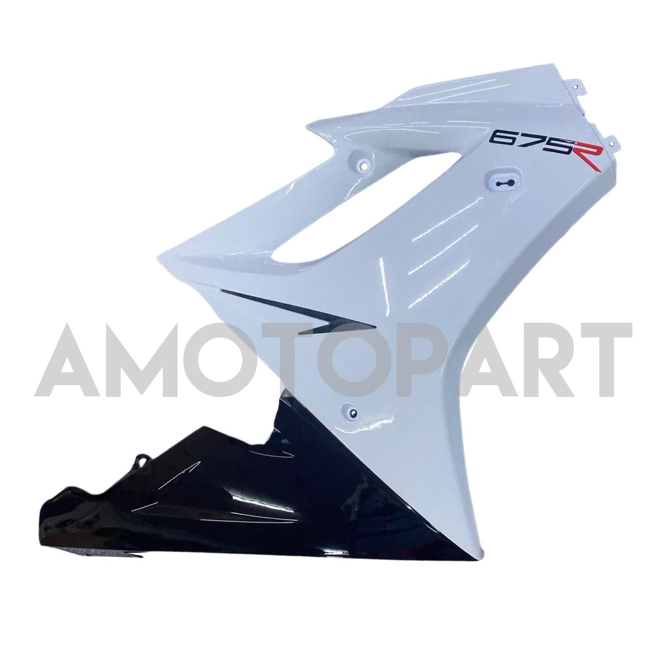 Amotopart 2006-2008 Triumph Daytona 675 White Fairing Kit